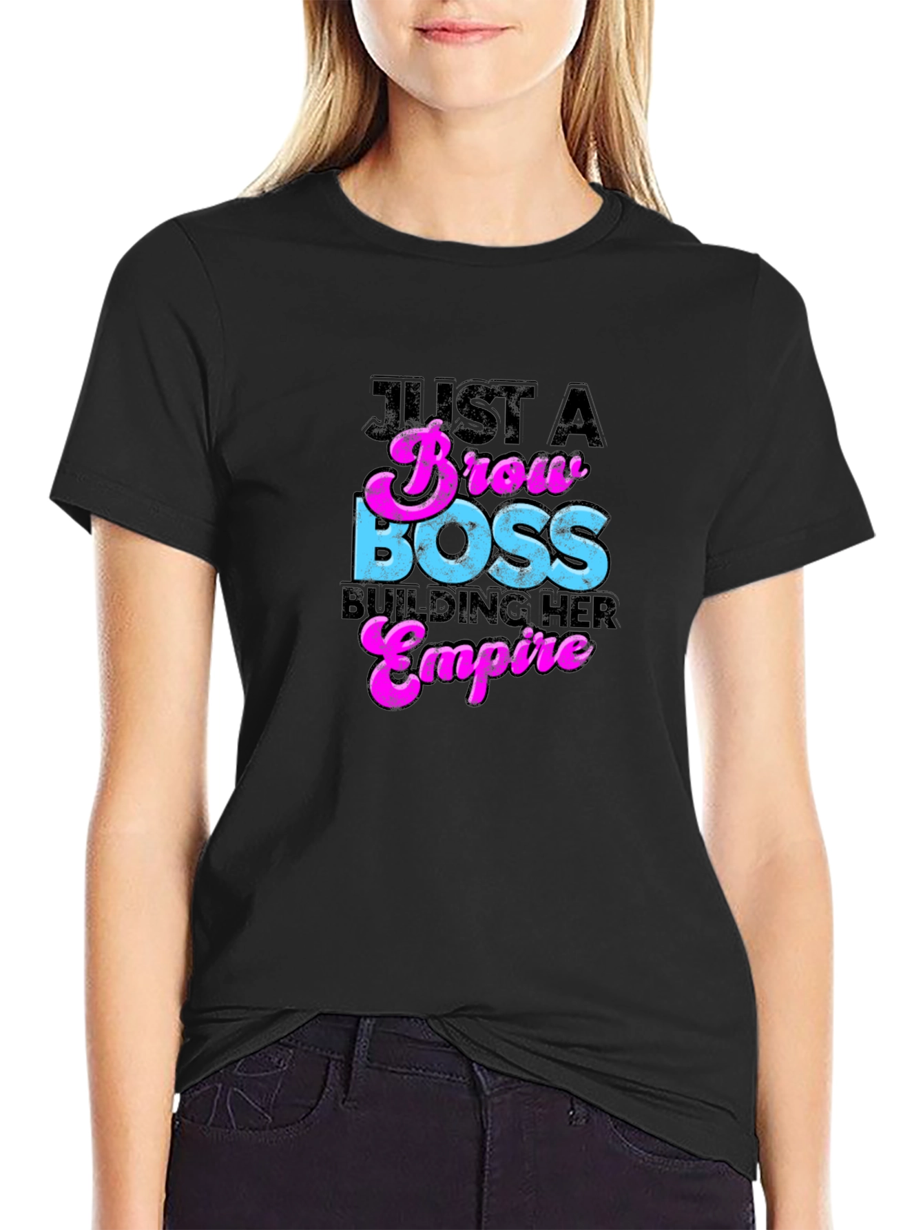 Brow Boss Graphic Tee - Building Her Empire