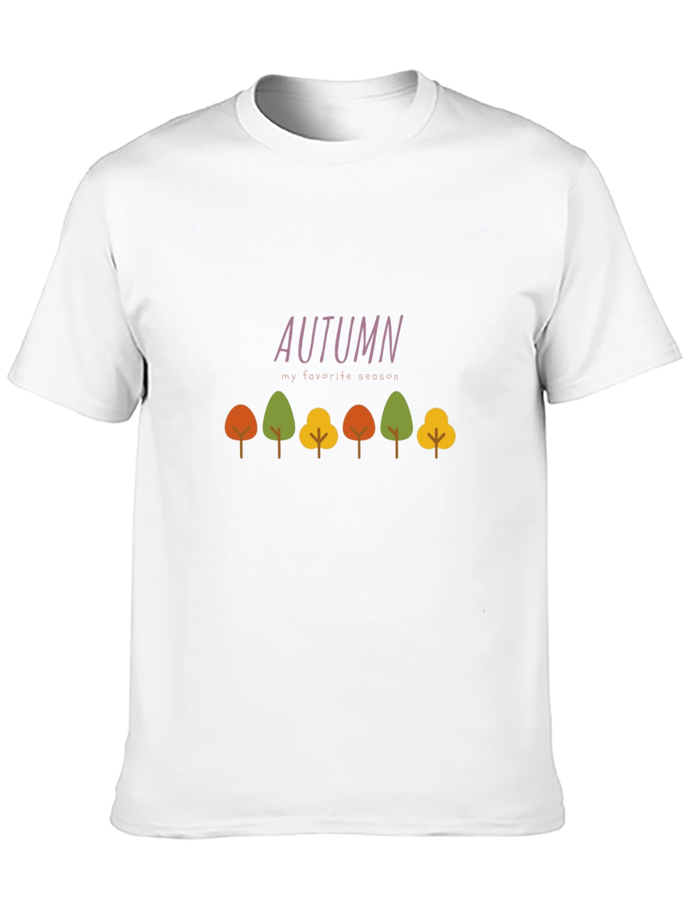 Autumn My Favorite Season Black T-Shirt