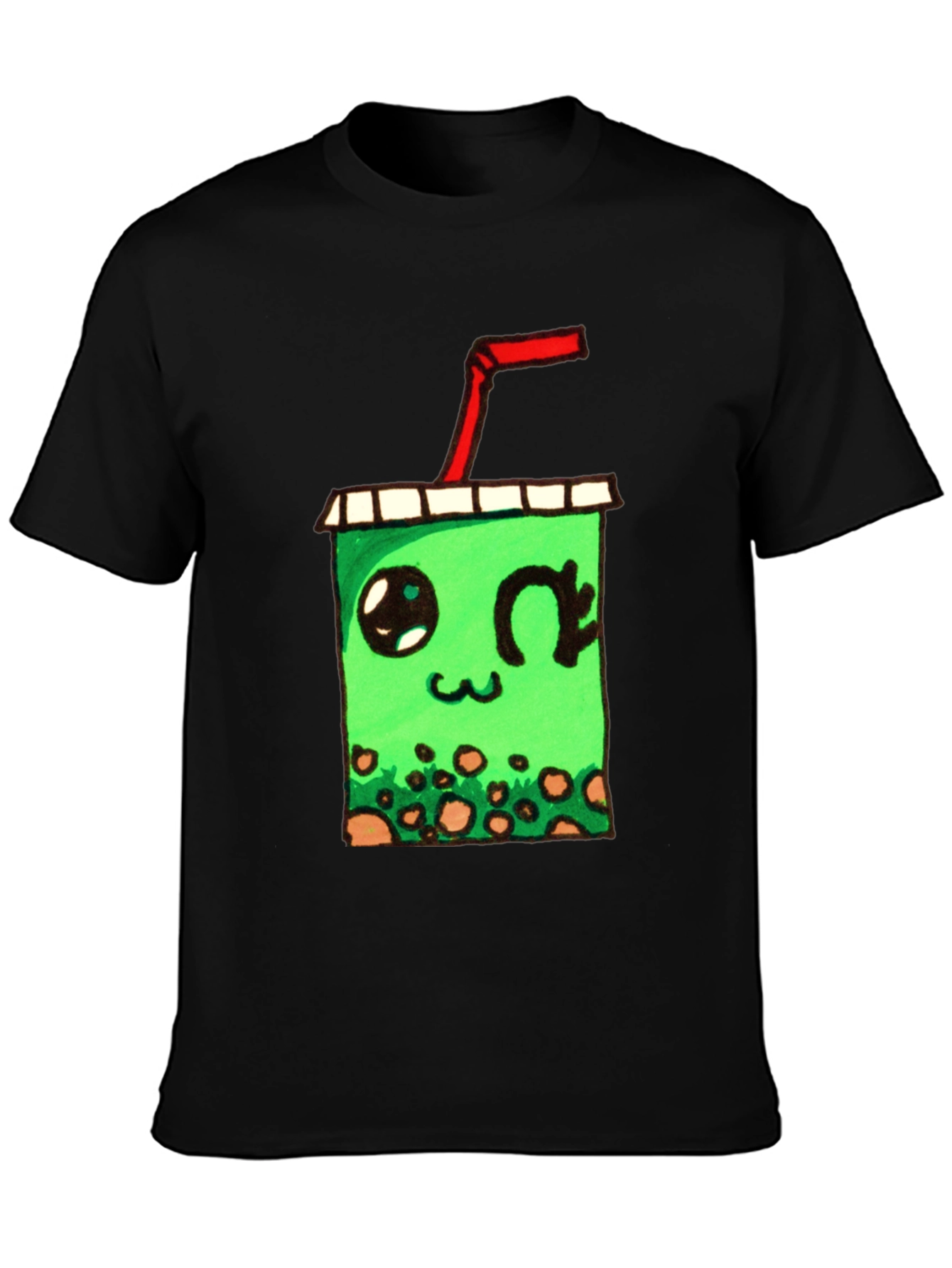 Kawaii Bubble Tea Graphic T-Shirt