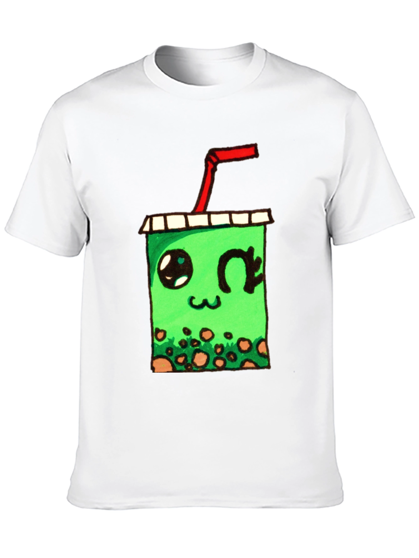 Kawaii Bubble Tea Graphic T-Shirt