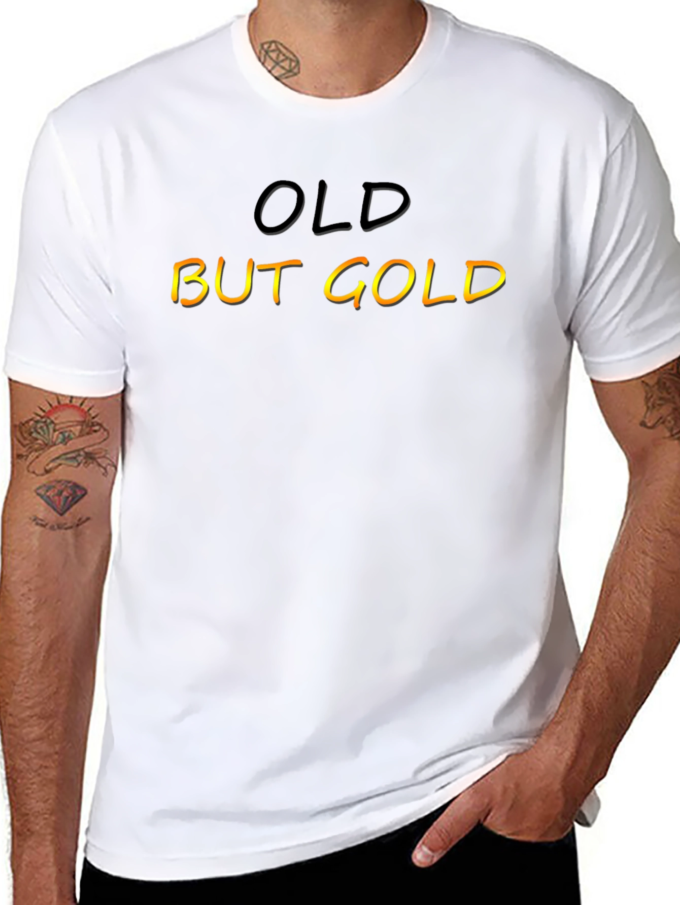 Old But Gold Graphic T-Shirt - Mens Fashion