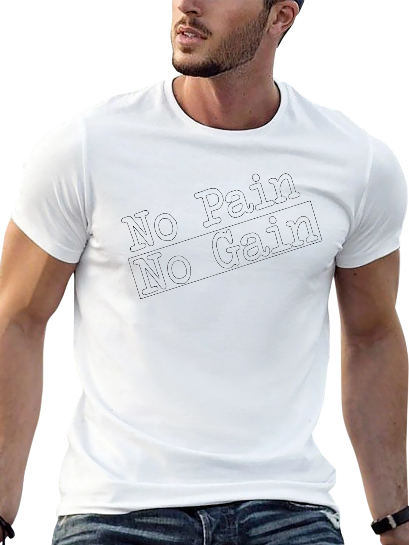 No Pain No Gain Black T-Shirt