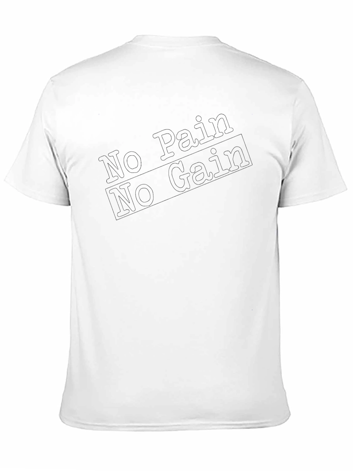 No Pain No Gain Black T-Shirt