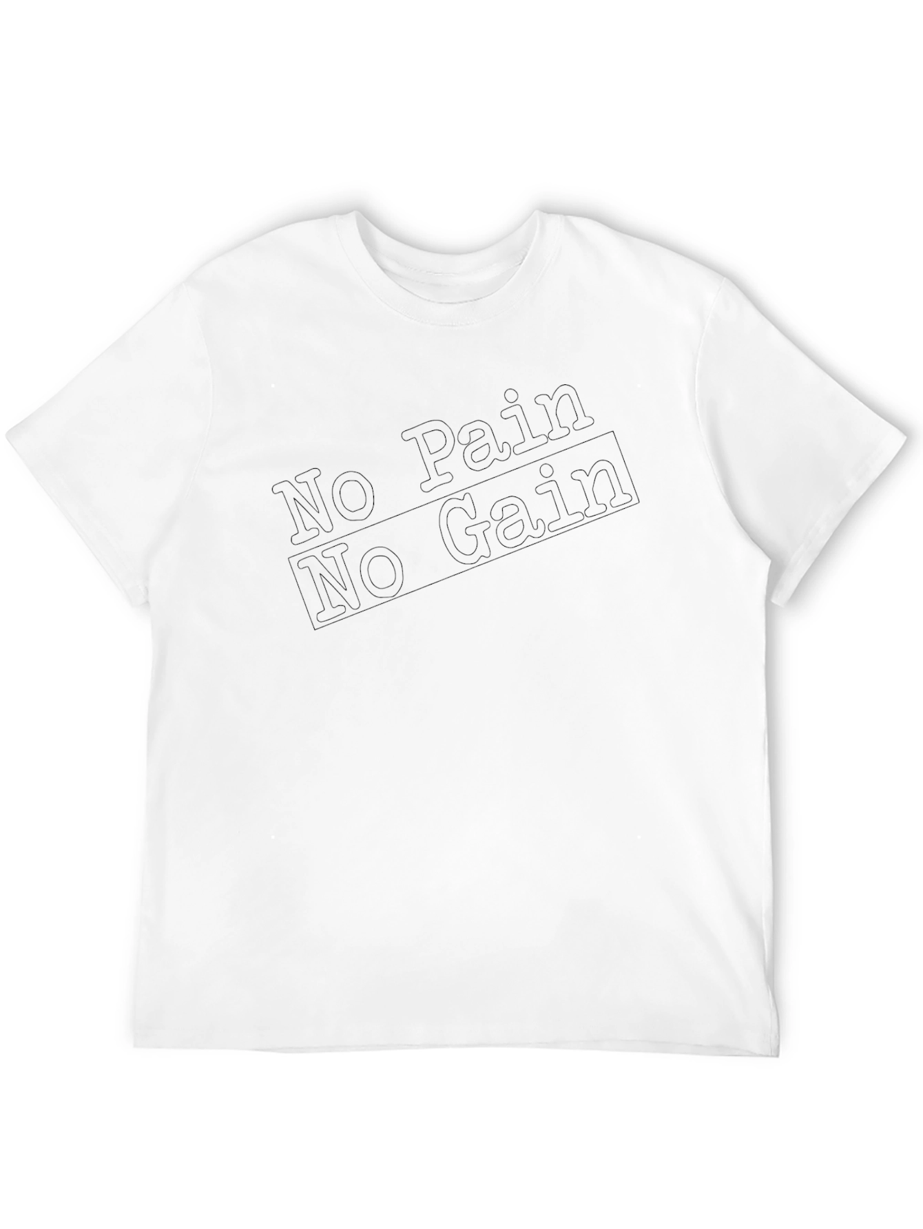 No Pain No Gain Black T-Shirt