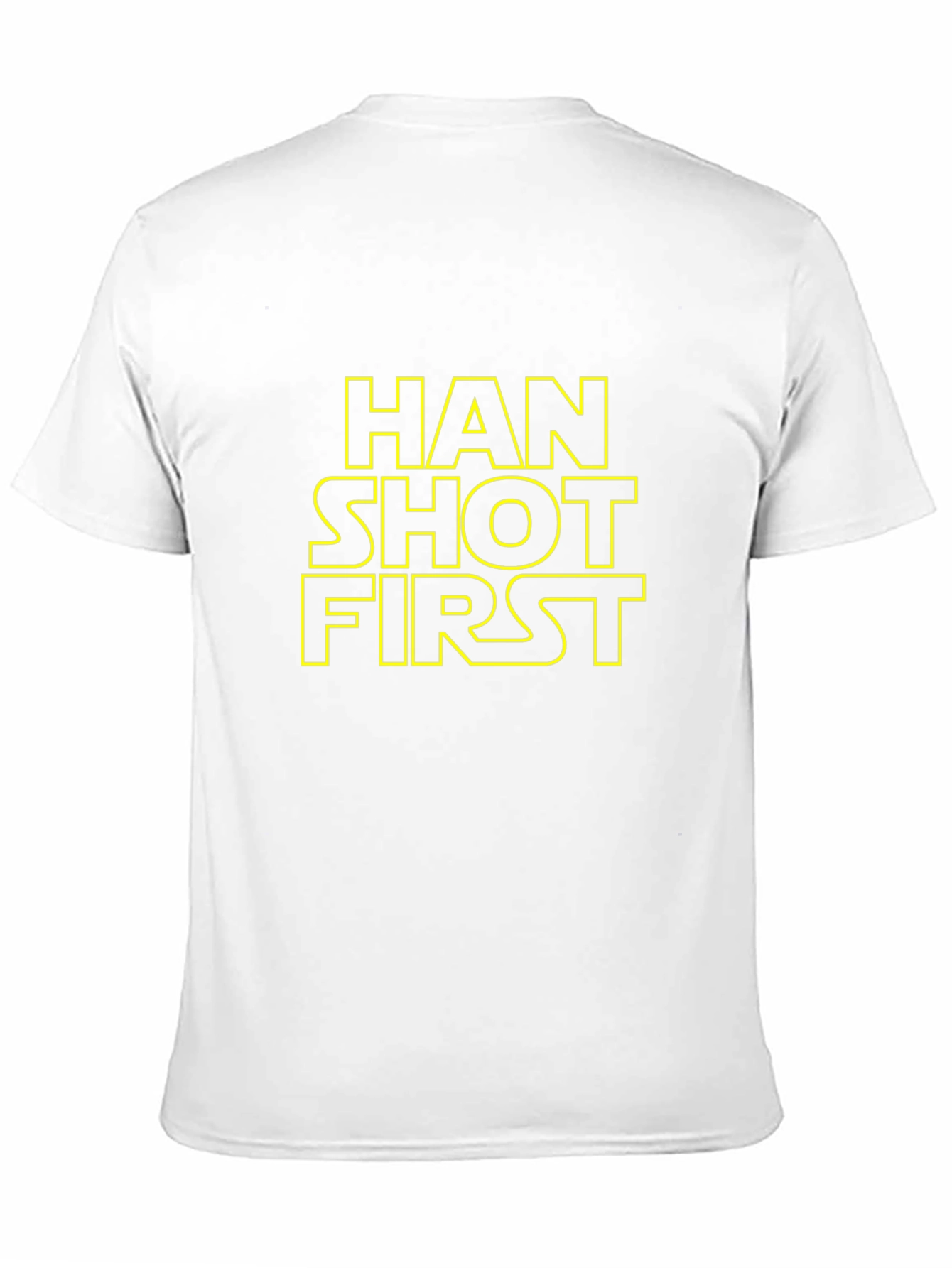 Han Shot First Star Wars Black T-Shirt