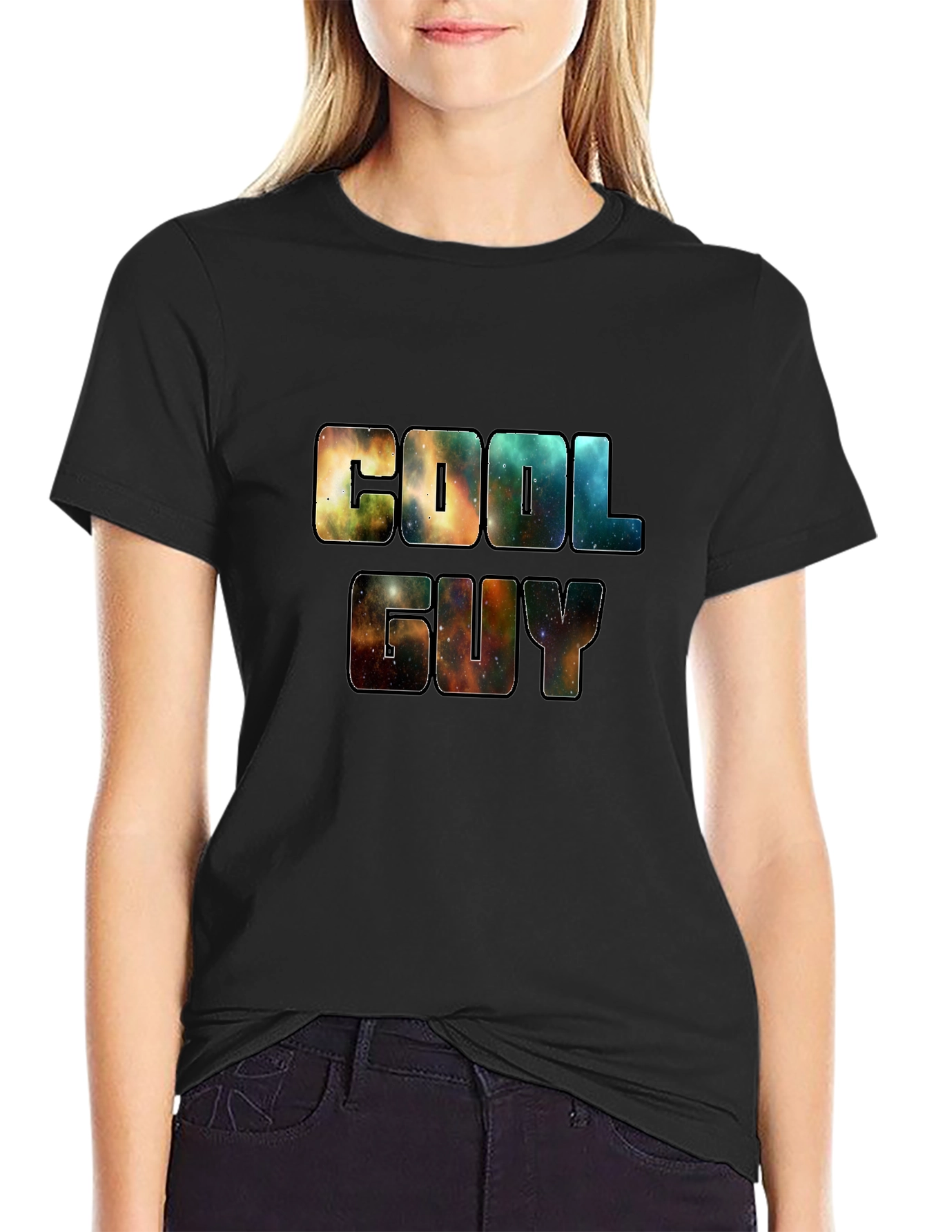 Cool Guy Black Graphic Tee