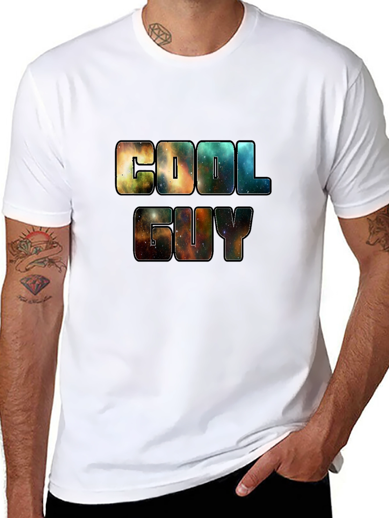 Cool Guy Black Graphic Tee