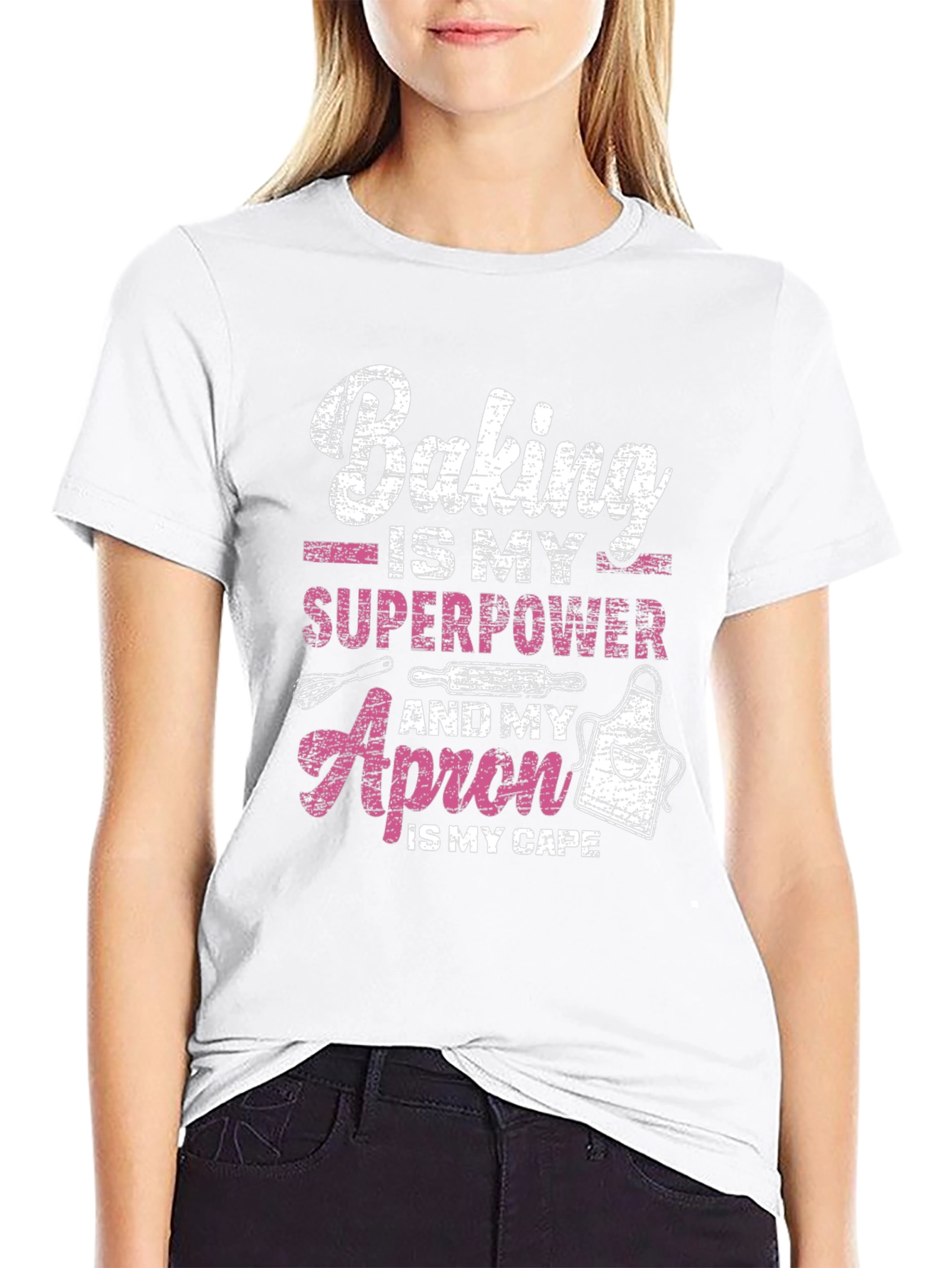 Baking Superpower Graphic Tee - Baker Gift