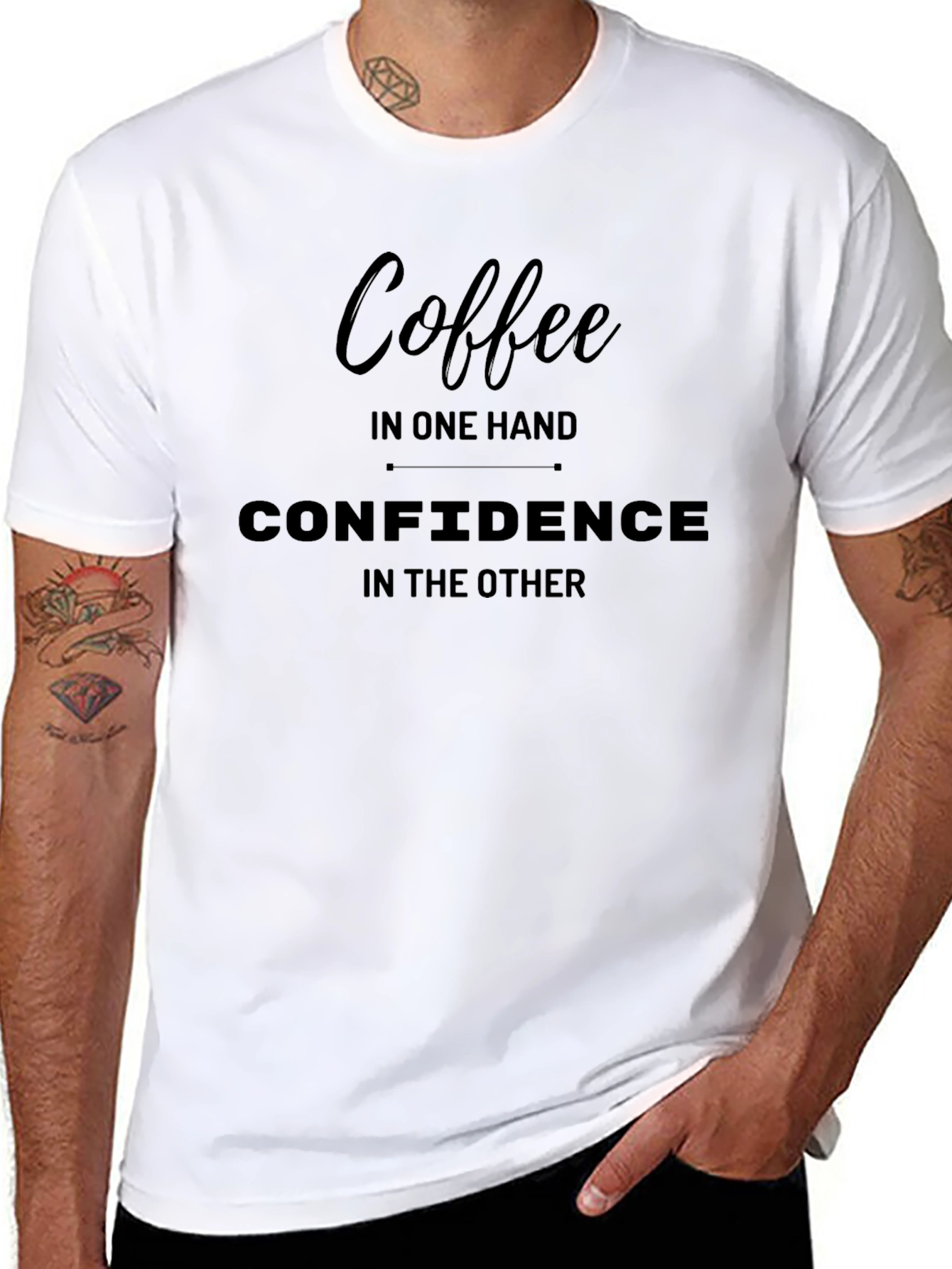 Coffee & Confidence Graphic Tee