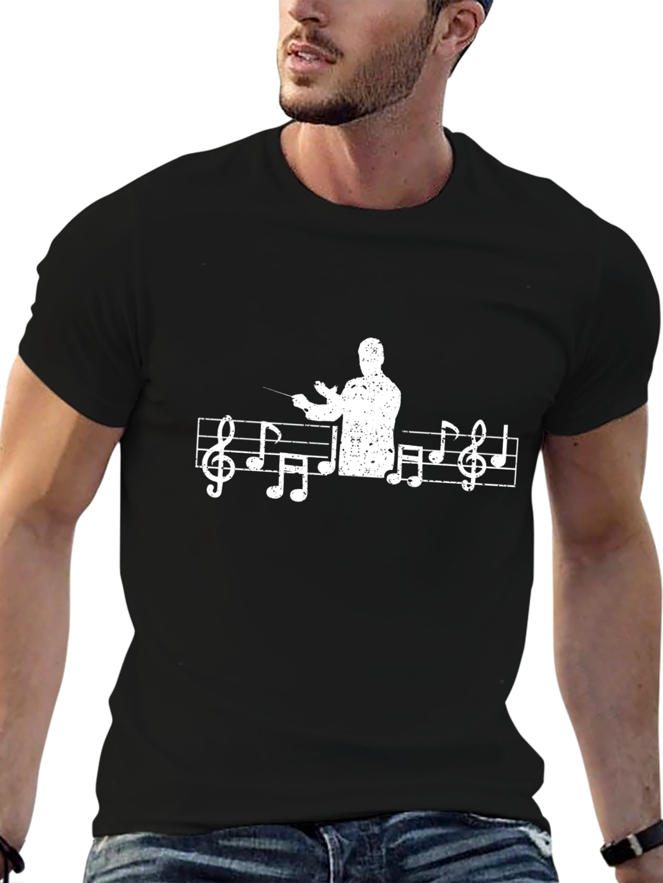 Musical Conductor Graphic T-Shirt