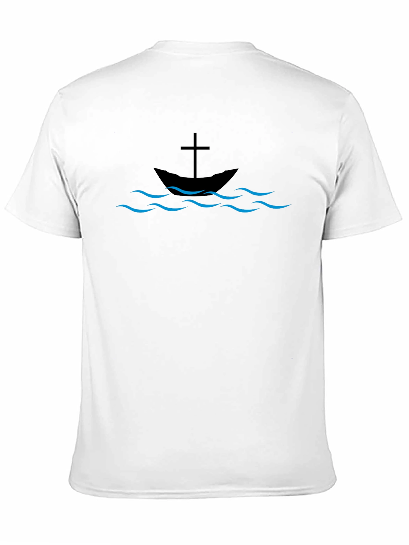 Christian Boat & Cross Graphic Tee