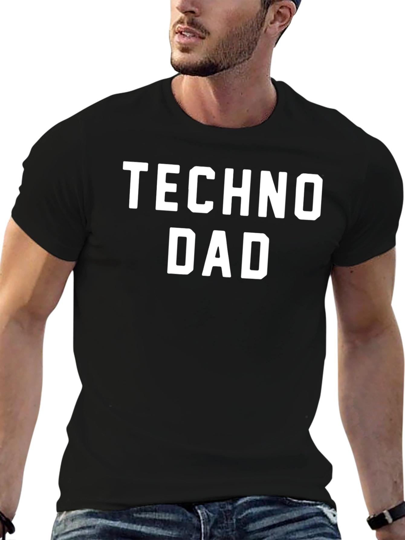 Techno Dad T-Shirt - Cool Fathers Day Gift