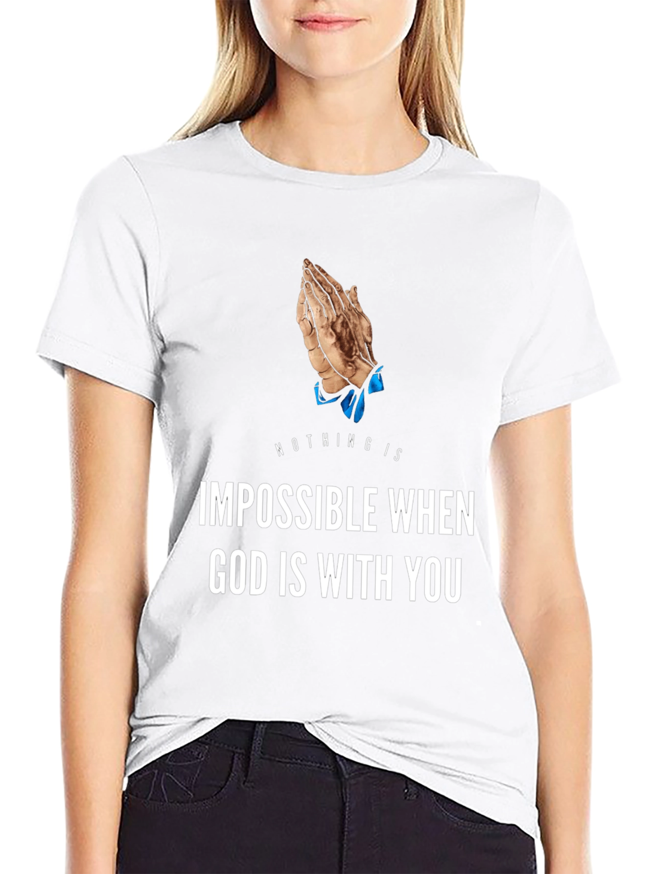 Faith-Inspired Graphic Tee - God is With You T-Shirt