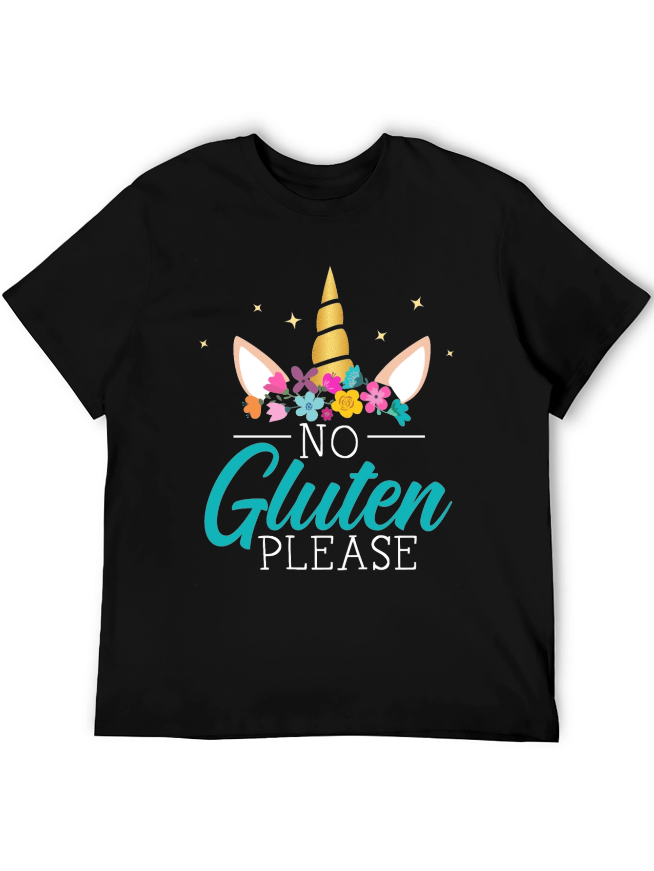 Unicorn No Gluten Please Graphic Tee