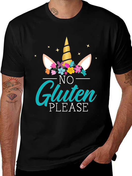 Unicorn No Gluten Please Graphic Tee