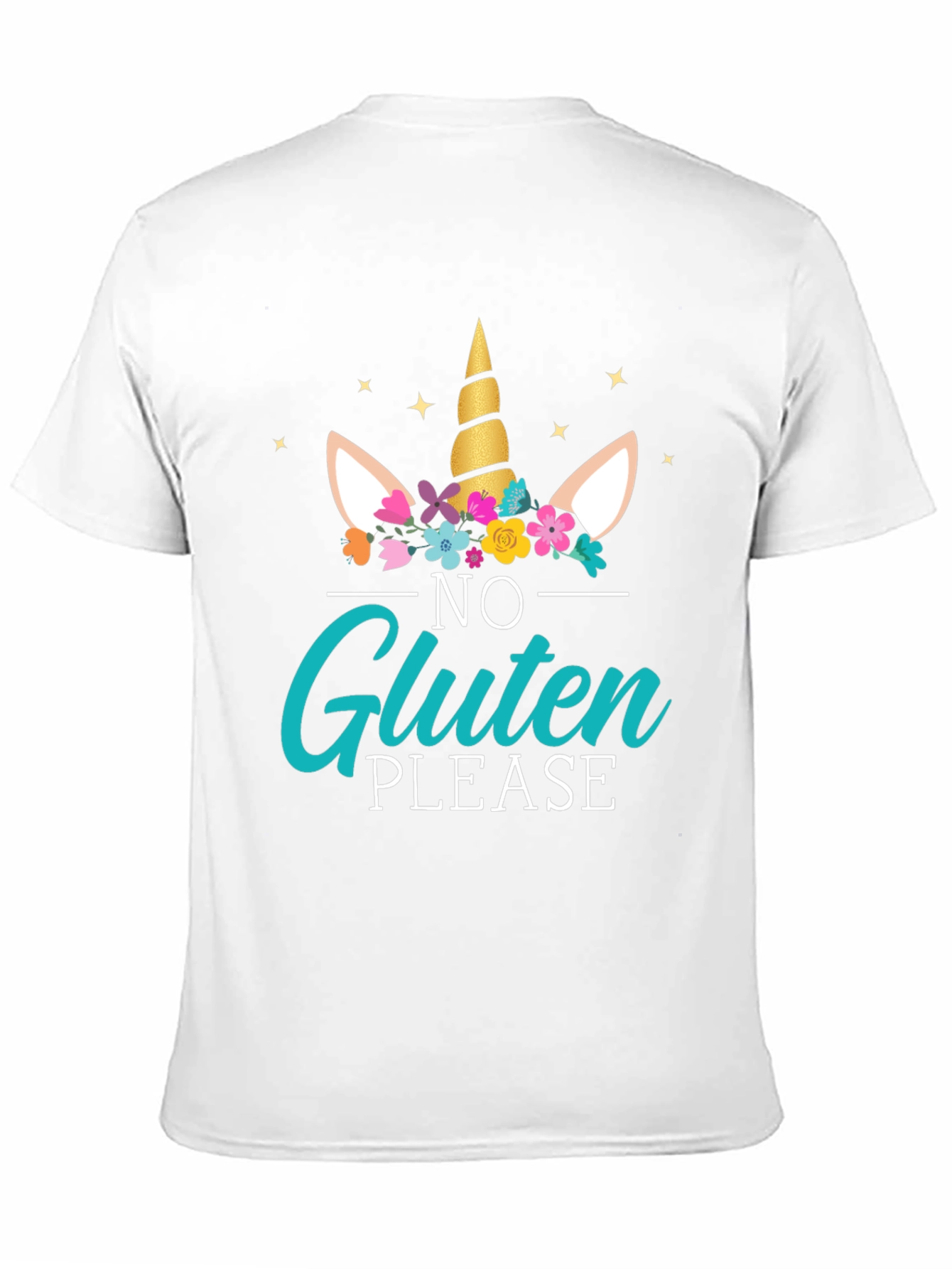 Unicorn No Gluten Please Graphic Tee