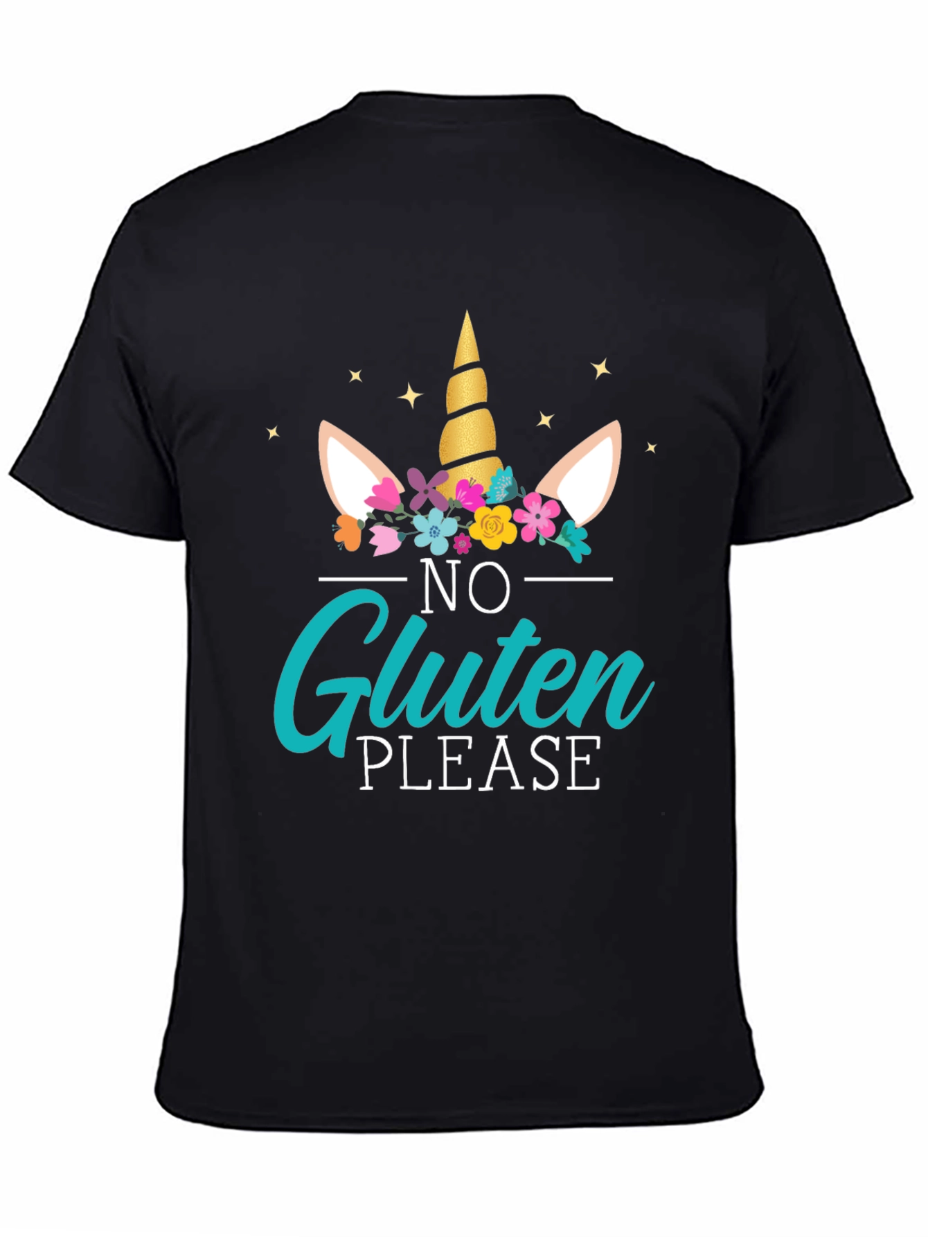 Unicorn No Gluten Please Graphic Tee