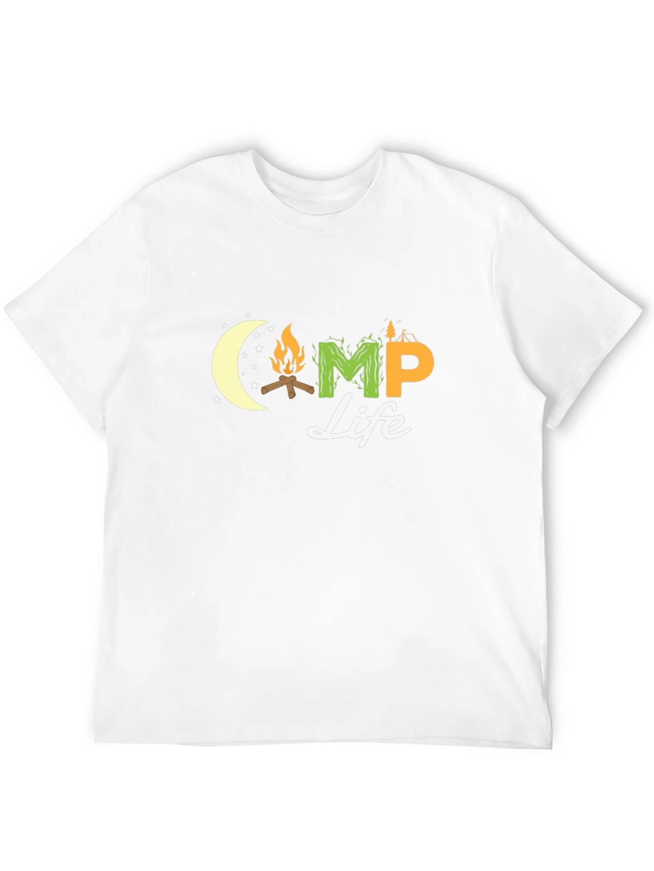 Camp Life T-Shirt - Nature Inspired Design
