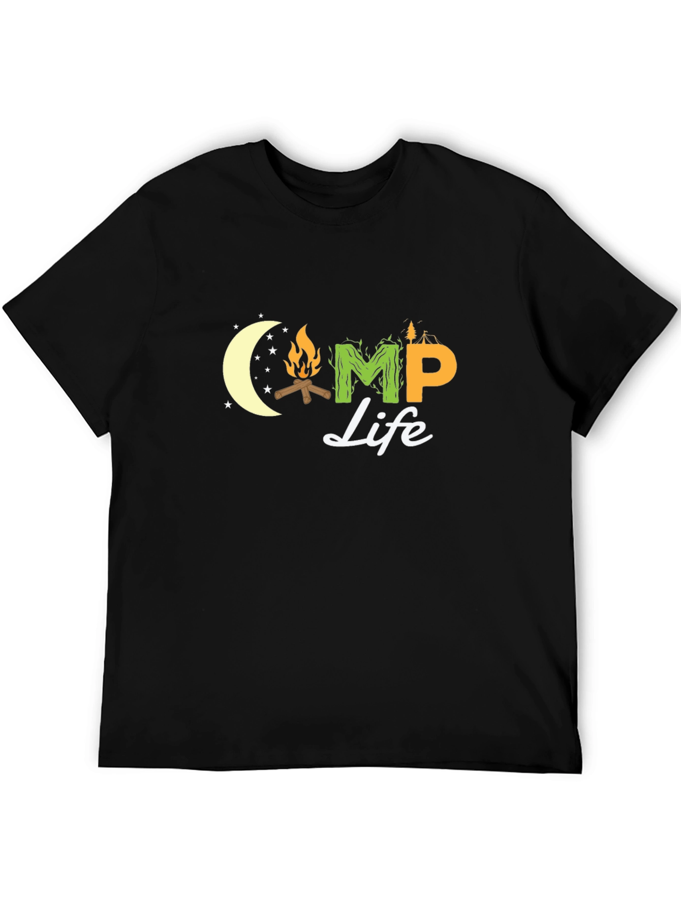 Camp Life T-Shirt - Nature Inspired Design