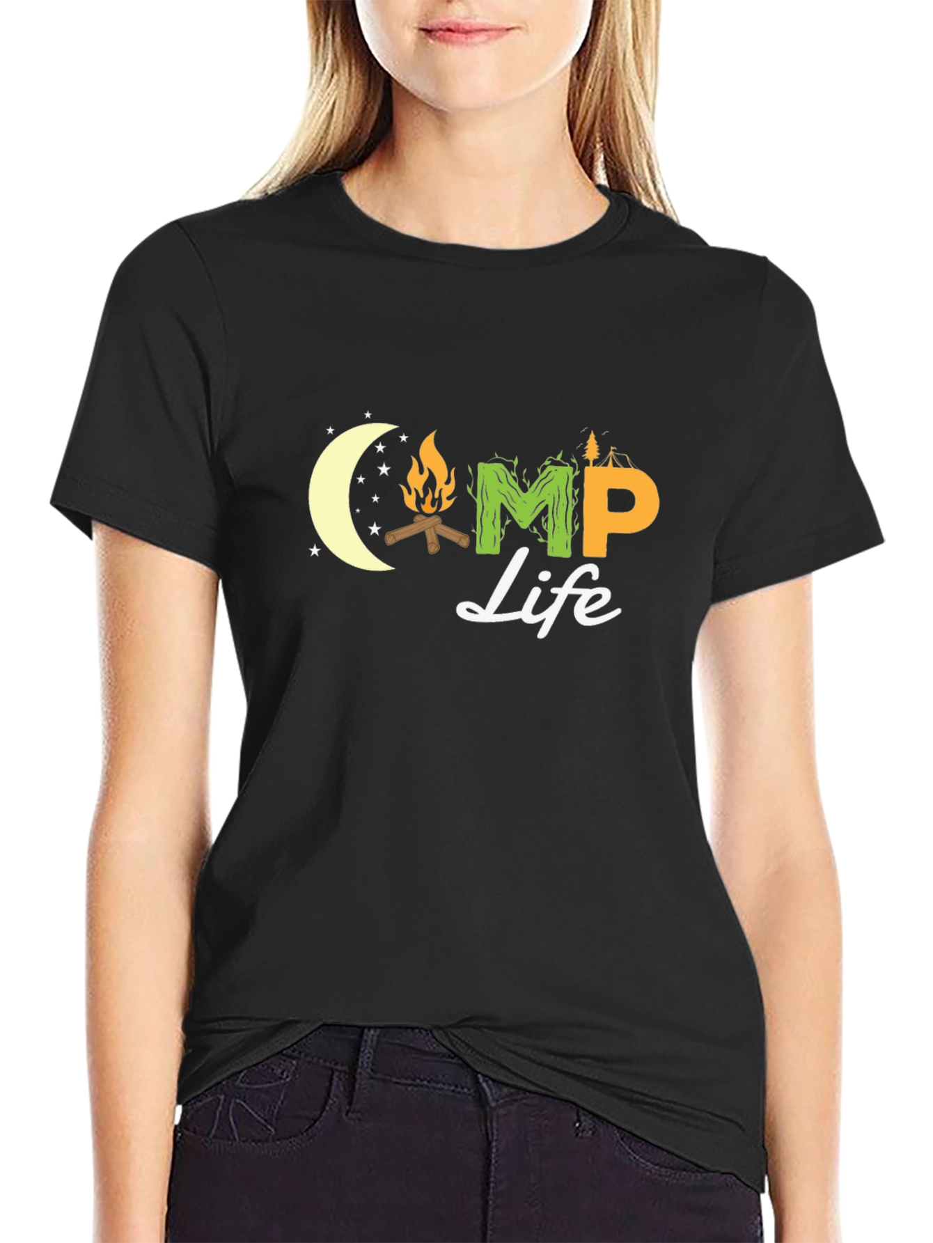 Camp Life T-Shirt - Nature Inspired Design