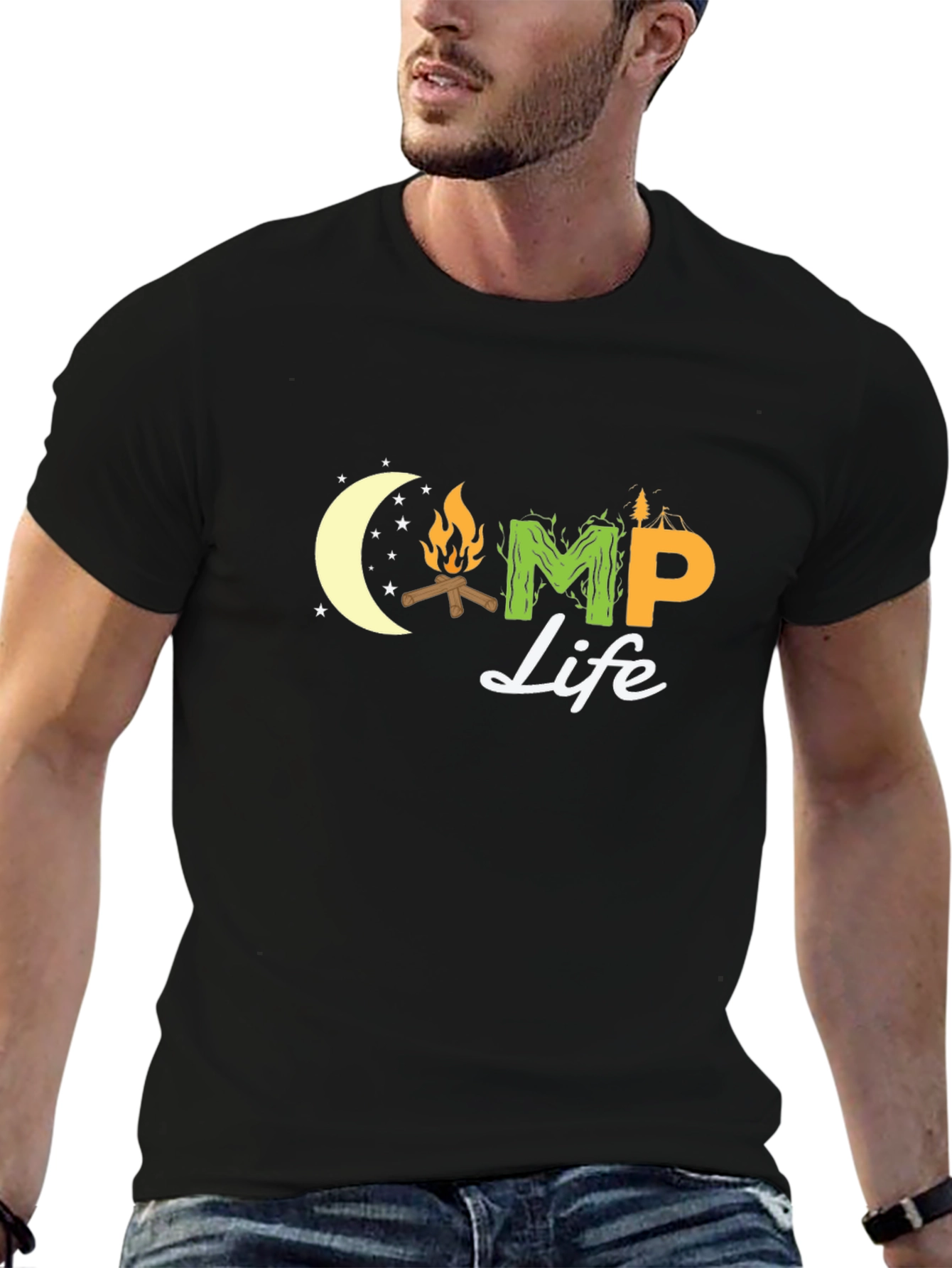 Camp Life T-Shirt - Nature Inspired Design