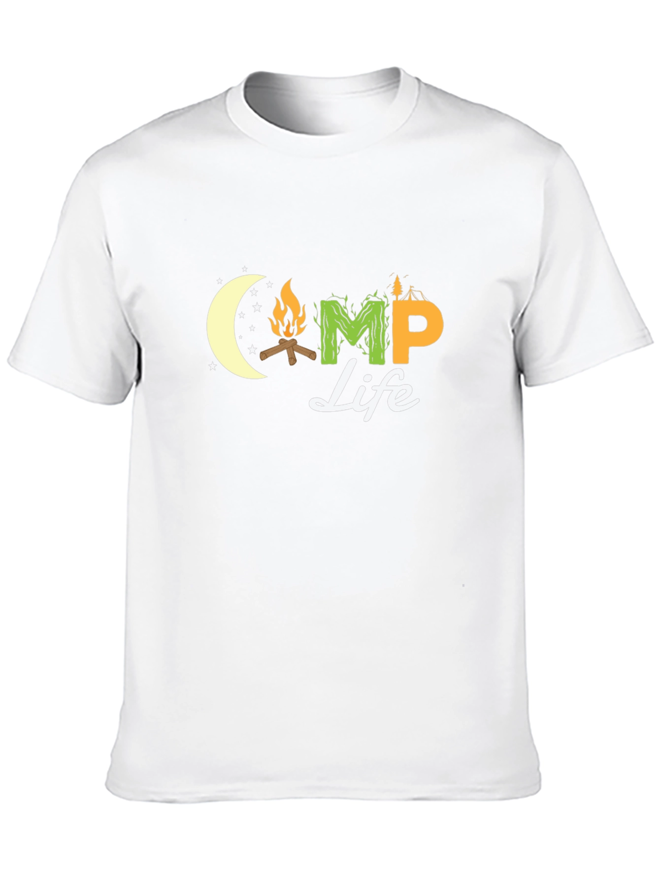 Camp Life T-Shirt - Nature Inspired Design