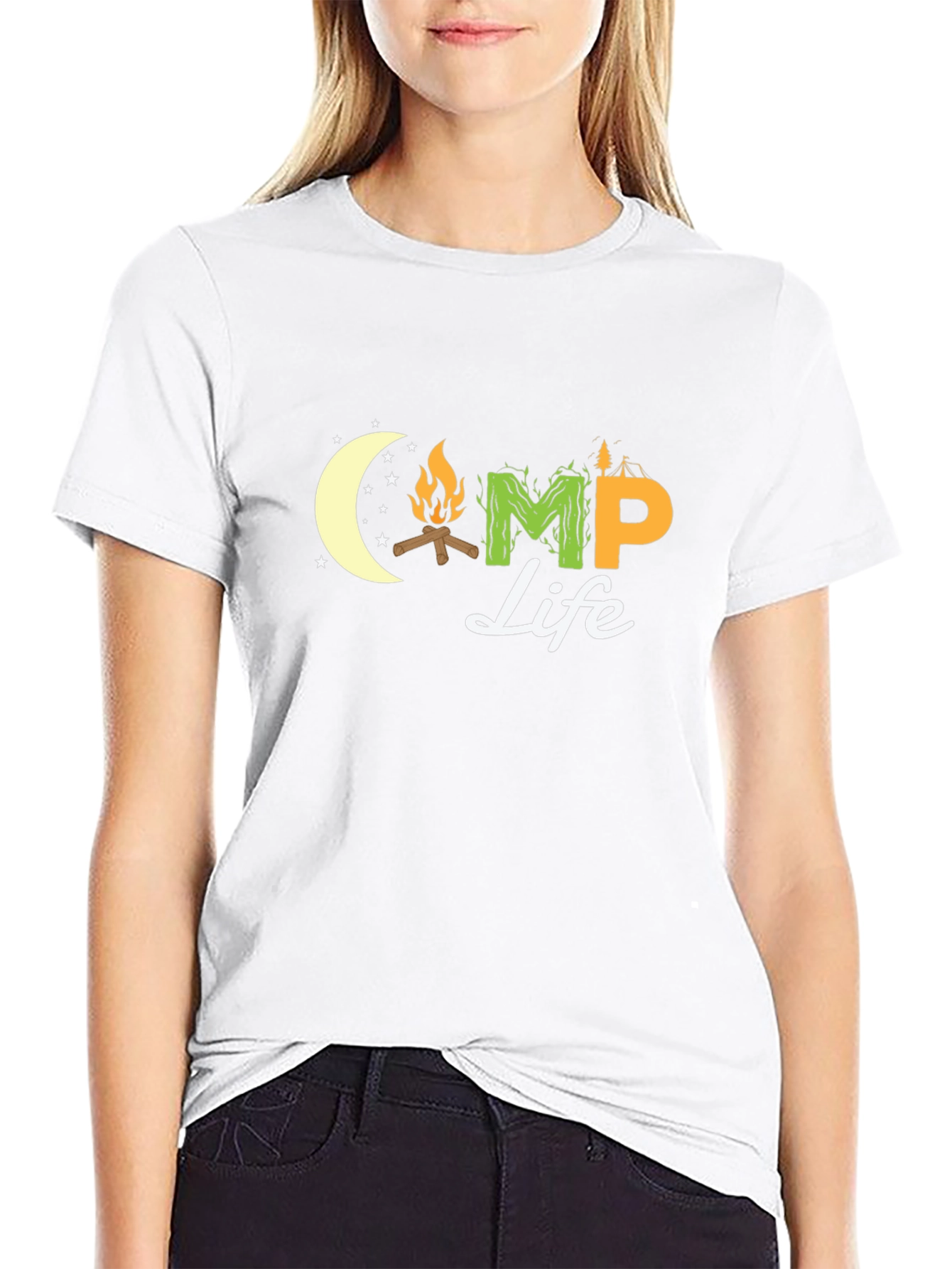 Camp Life T-Shirt - Nature Inspired Design