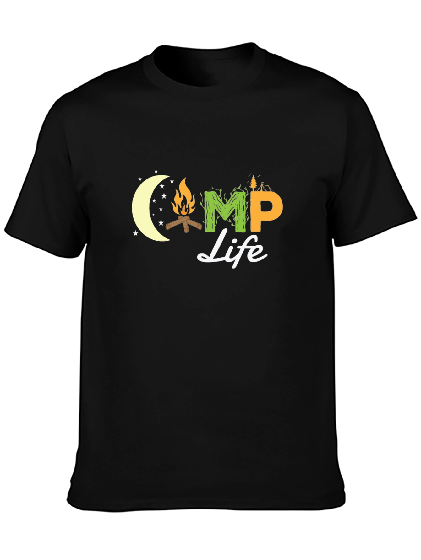 Camp Life T-Shirt - Nature Inspired Design