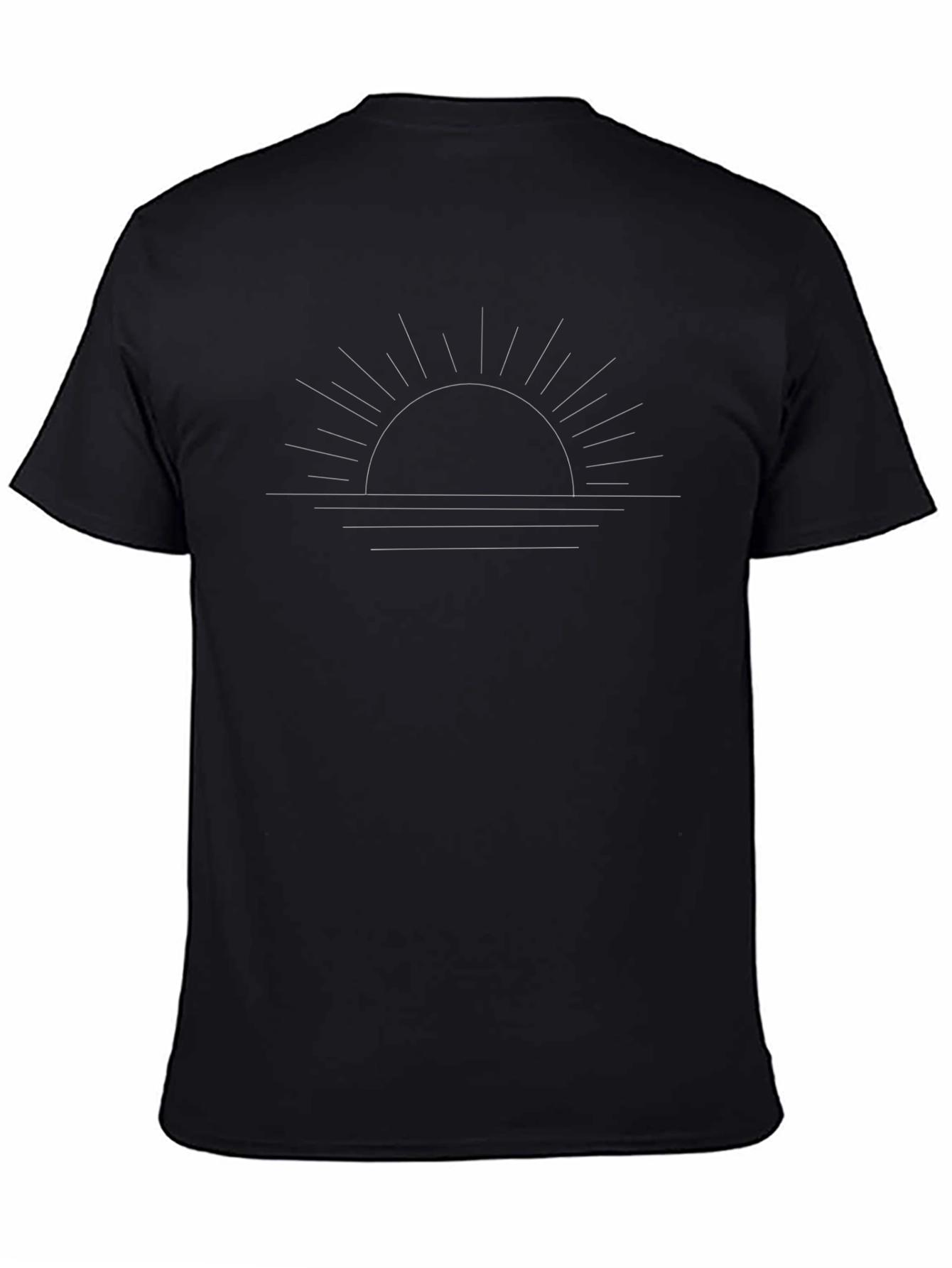 Sunset Graphic Tee - Minimalist Design