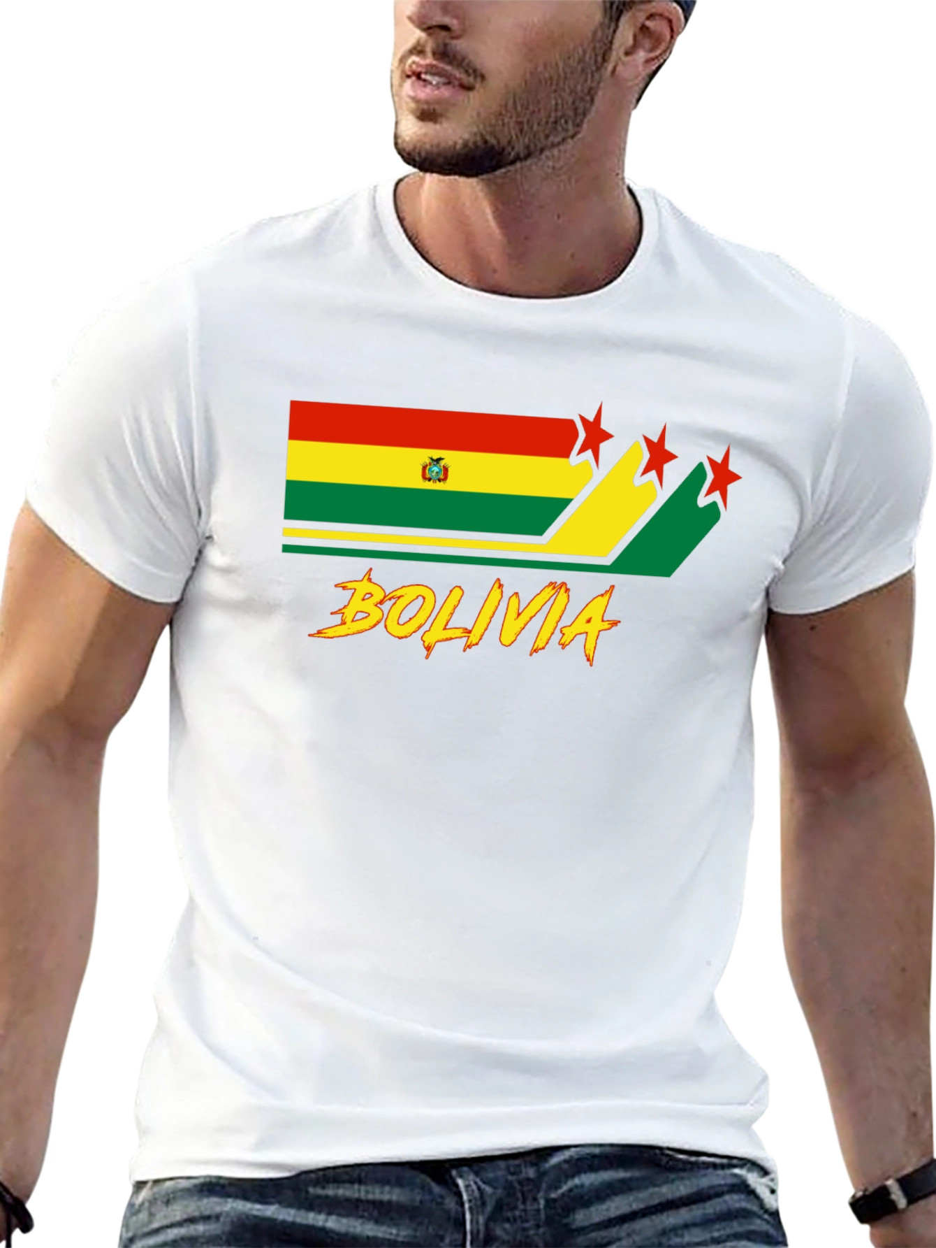 Bolivia Flag Graphic T-Shirt