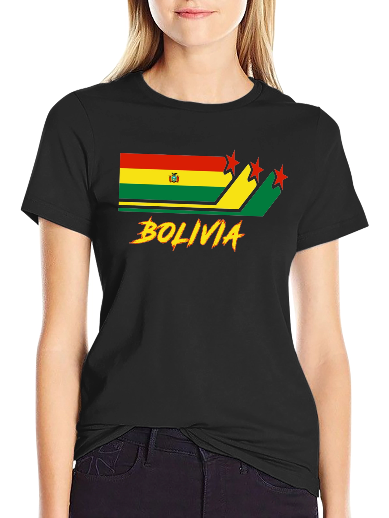 Bolivia Flag Graphic T-Shirt