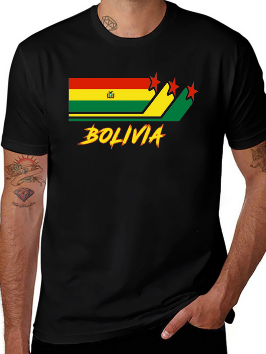 Bolivia Flag Graphic T-Shirt