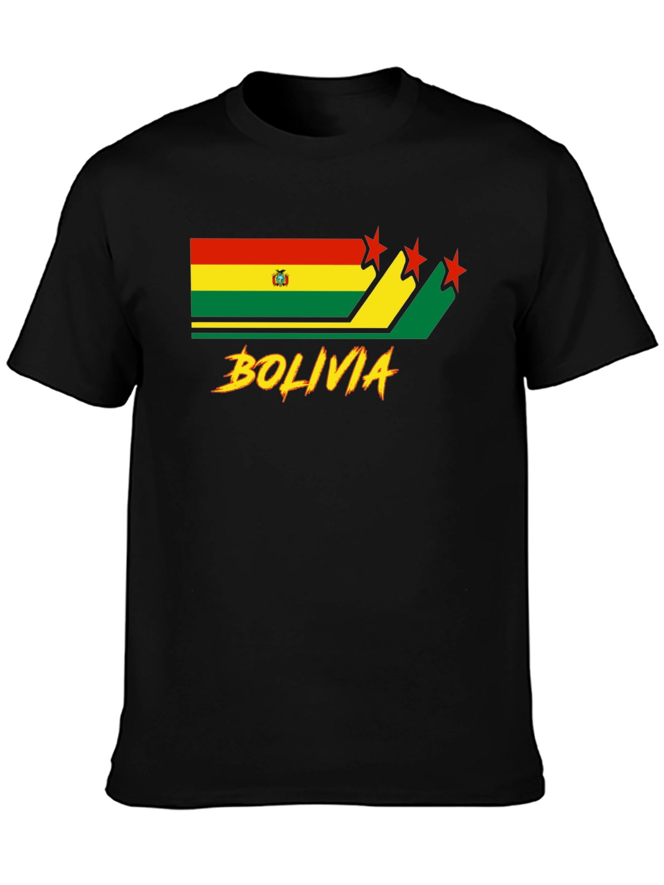 Bolivia Flag Graphic T-Shirt