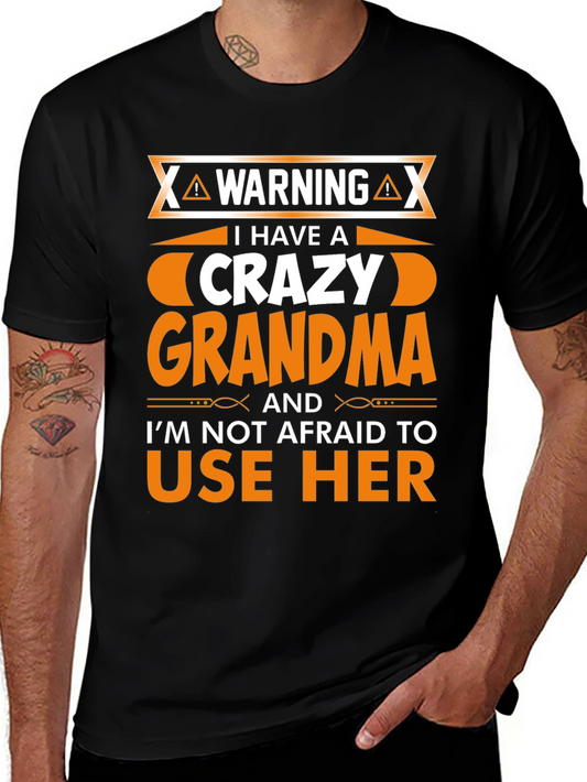 Warning Crazy Grandma T-Shirt