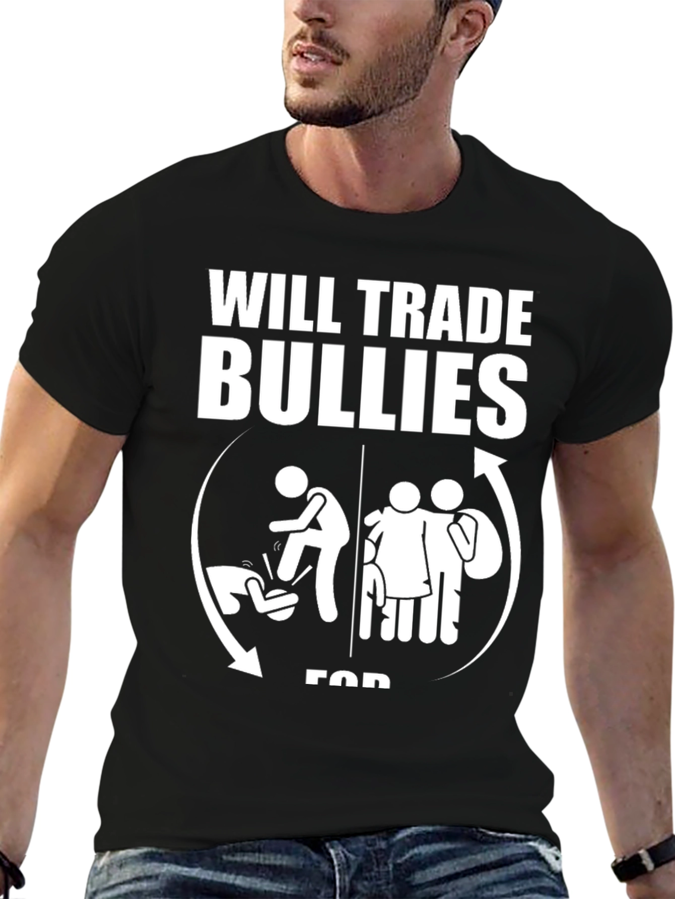 Will Trade Bullies for Grandparents Graphic T-Shirt