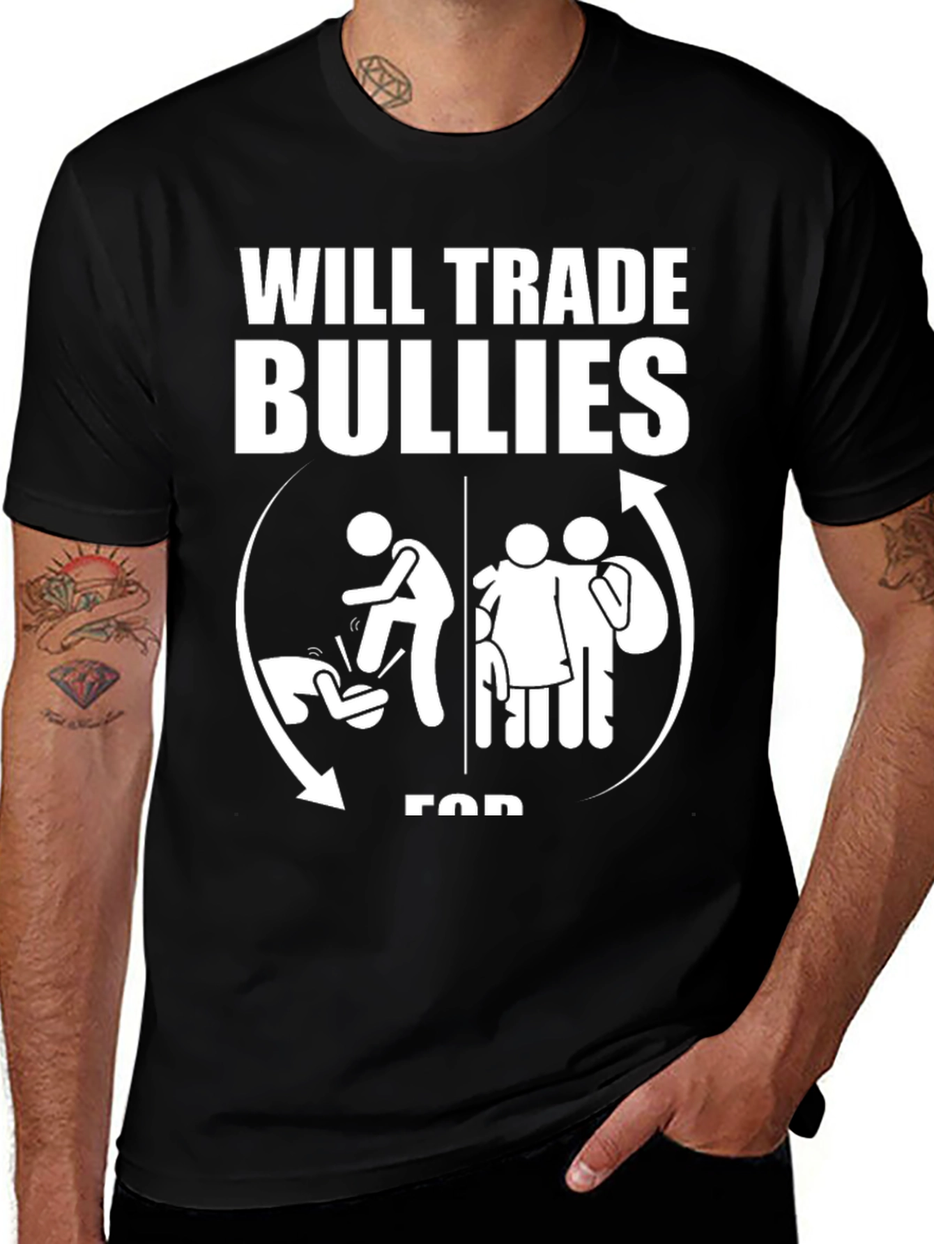 Will Trade Bullies for Grandparents Graphic T-Shirt