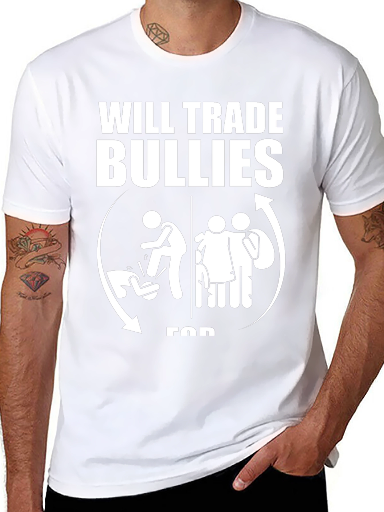 Will Trade Bullies for Grandparents Graphic T-Shirt