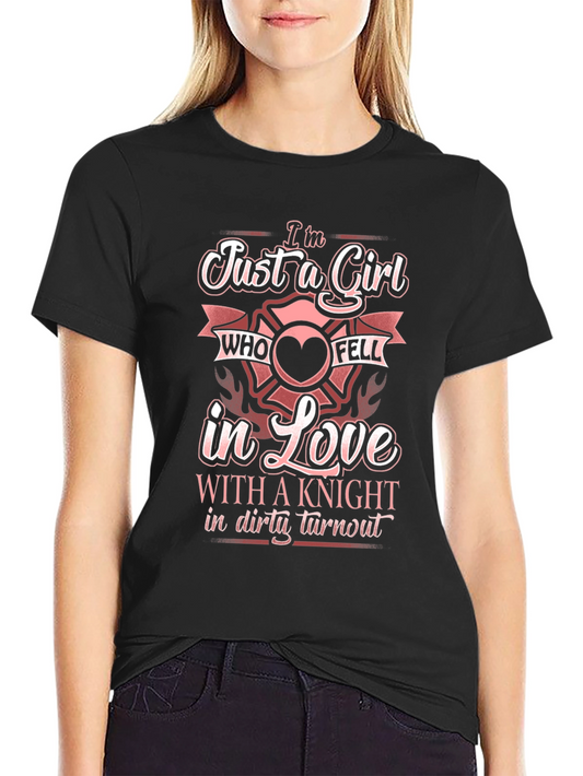Firefighters Girl T-Shirt - Knight in Dirty Turnout