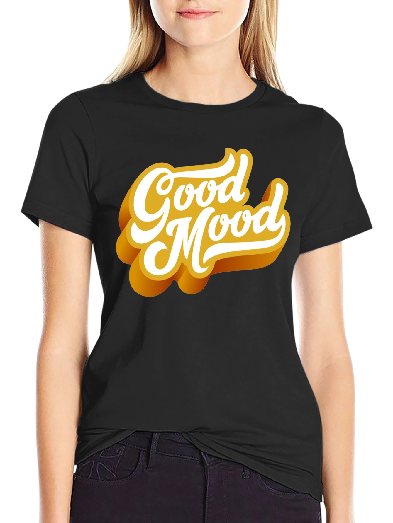 Good Mood Graphic T-Shirt - Casual Style