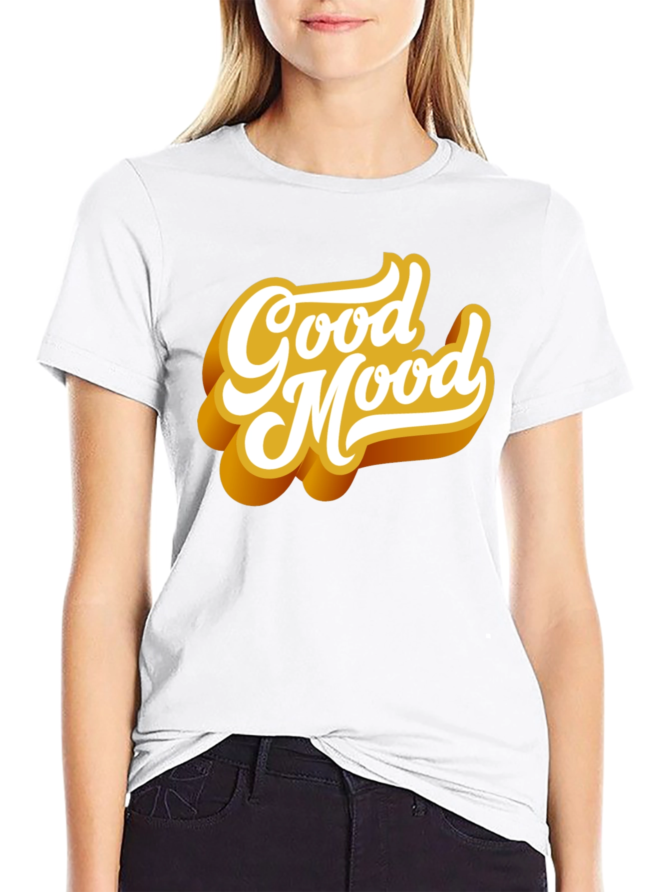 Good Mood Graphic T-Shirt - Casual Style