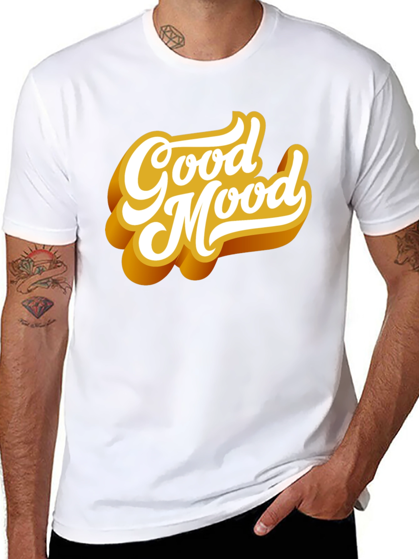 Good Mood Graphic T-Shirt - Casual Style