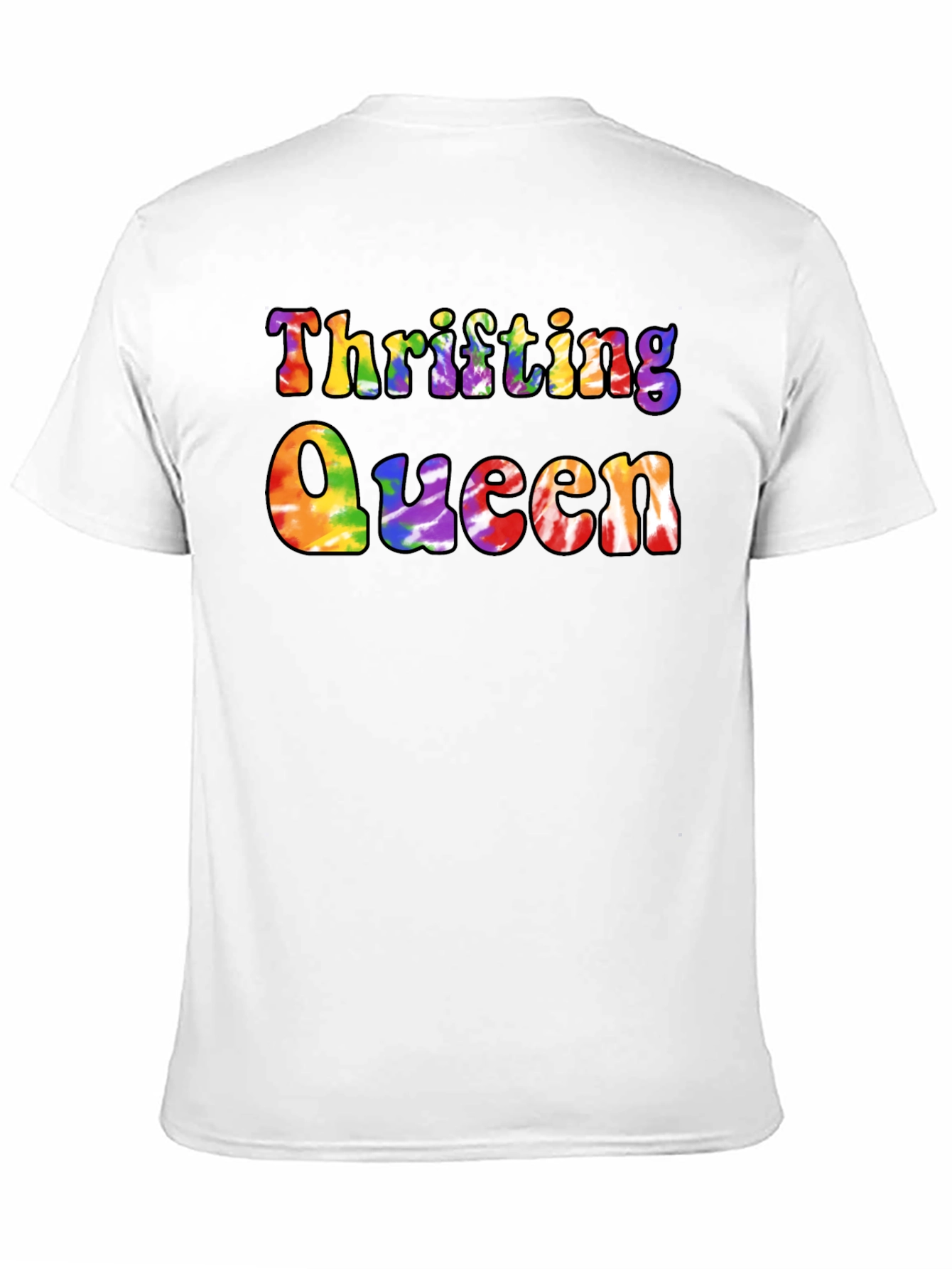 Thrifting Queen Tie-Dye Graphic Tee