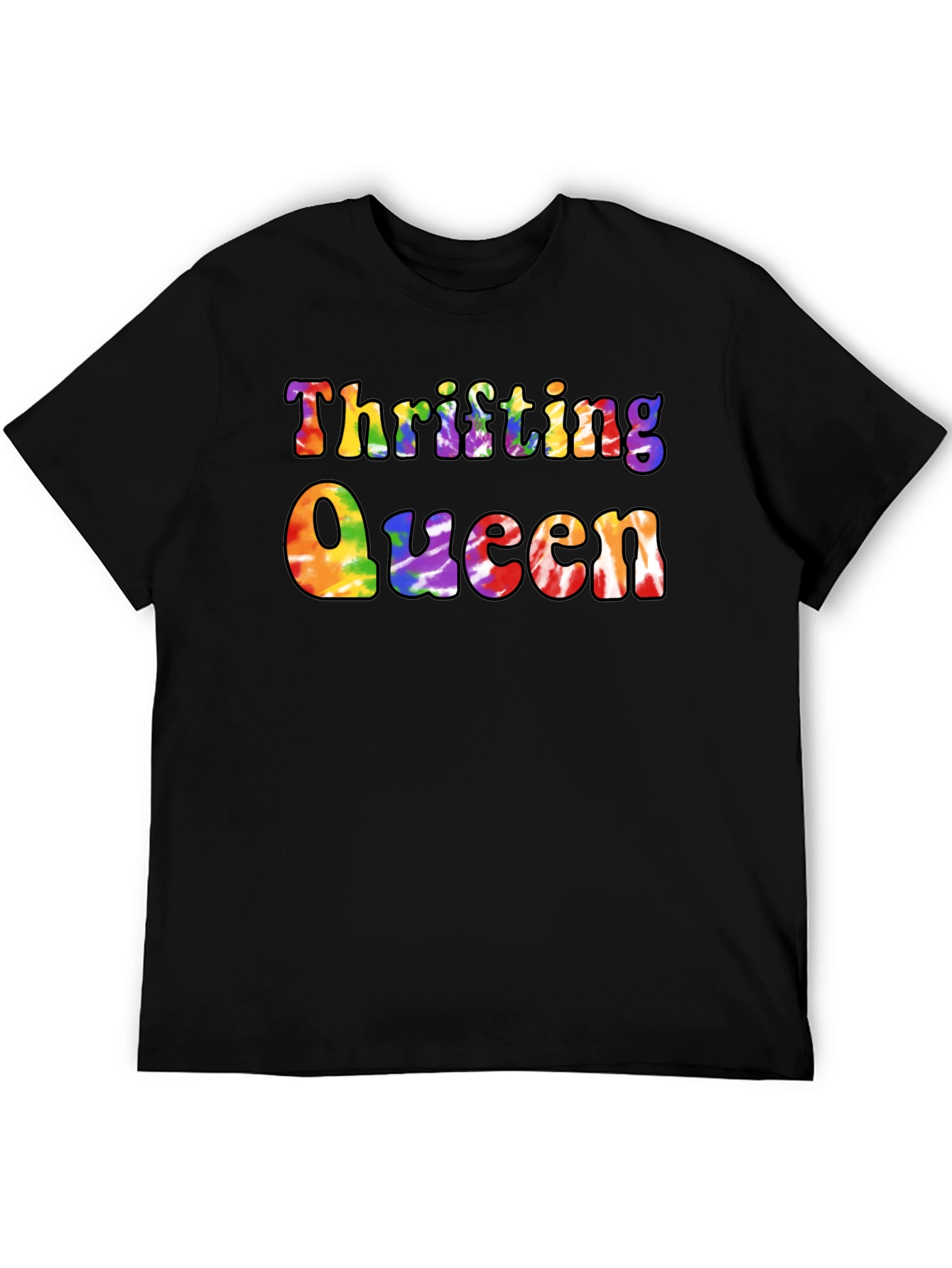 Thrifting Queen Tie-Dye Graphic Tee