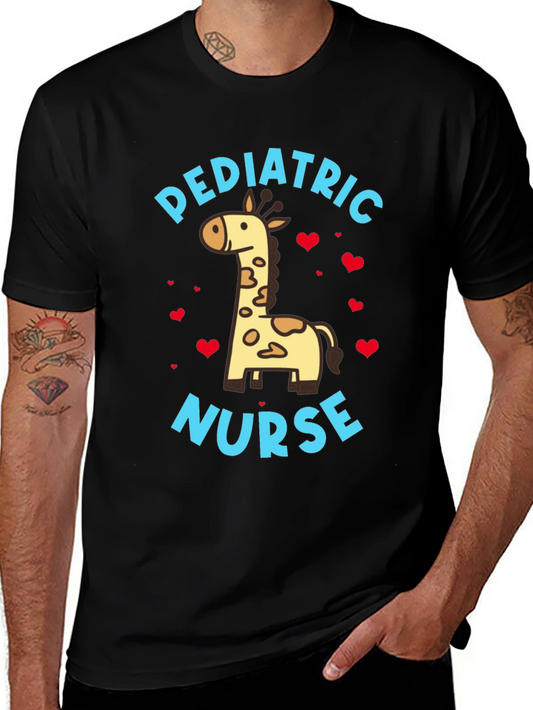 Pediatric Nurse Giraffe T-Shirt