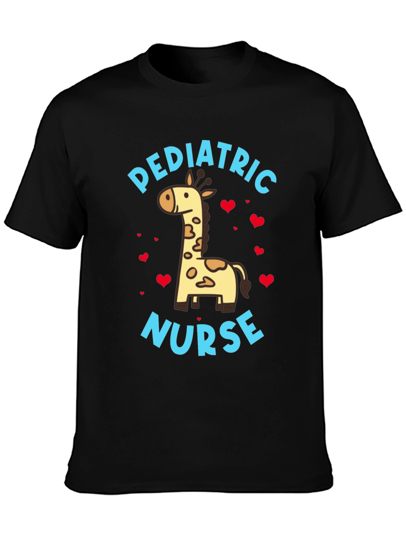 Pediatric Nurse Giraffe T-Shirt