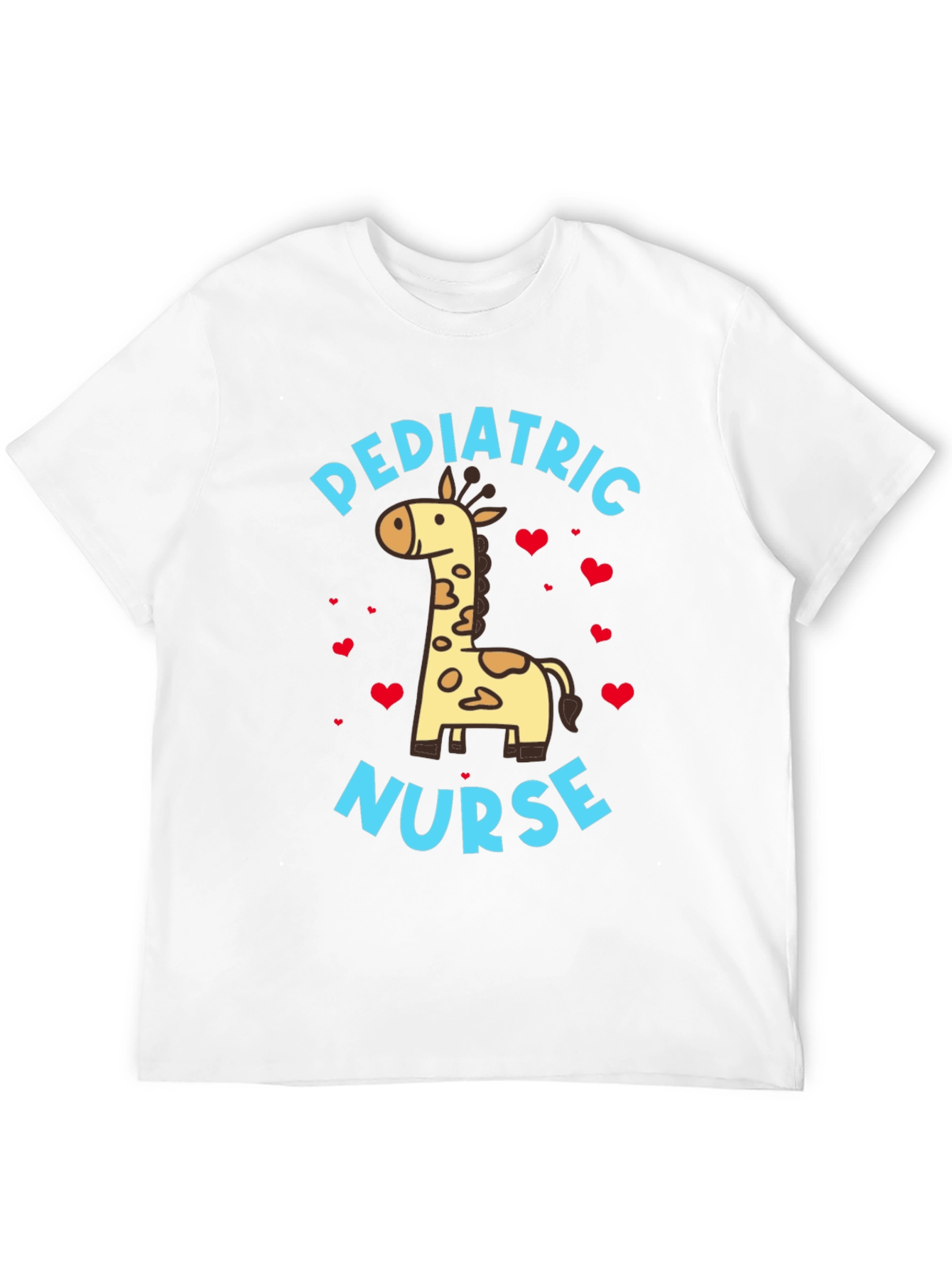 Pediatric Nurse Giraffe T-Shirt