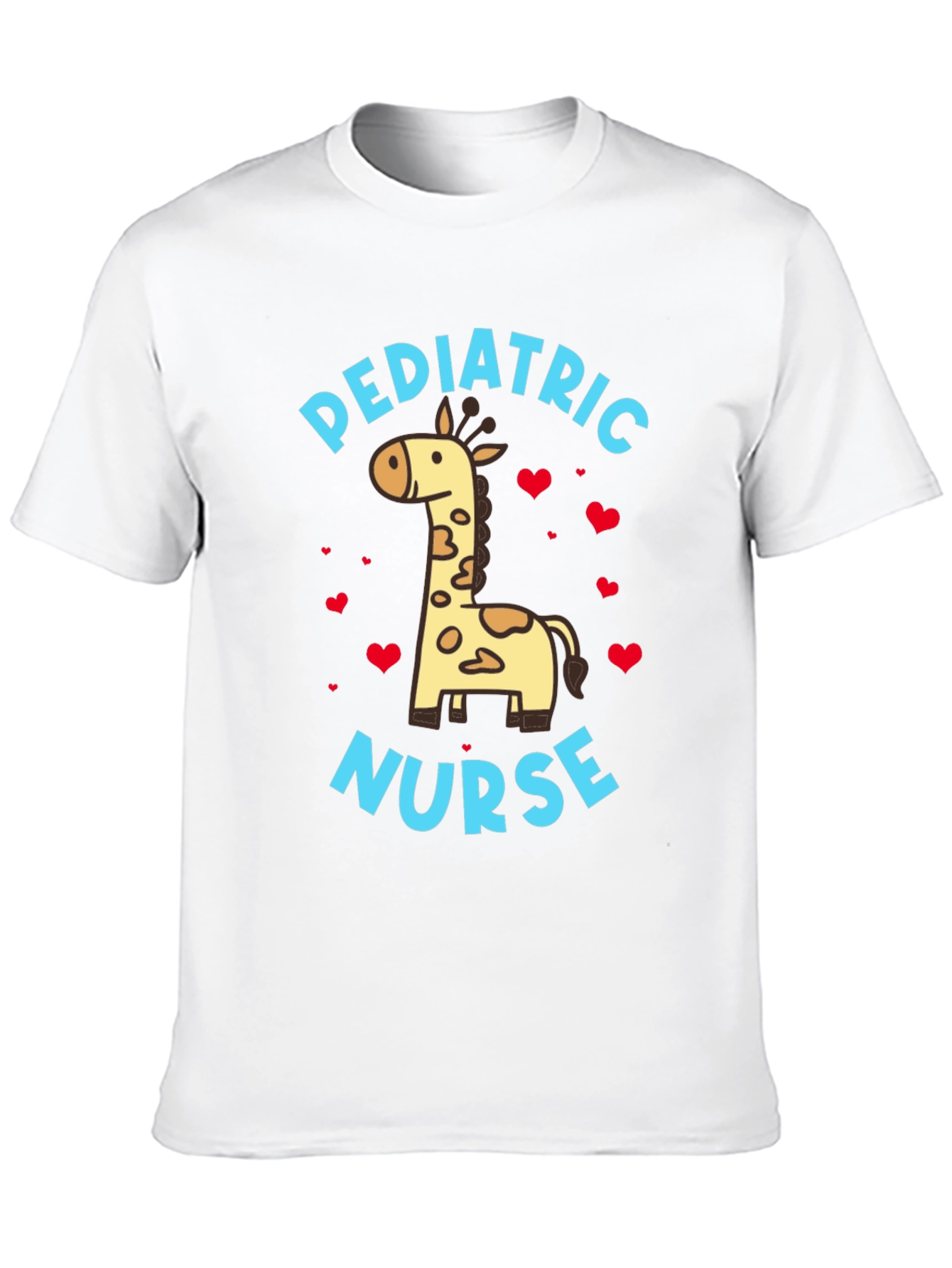 Pediatric Nurse Giraffe T-Shirt