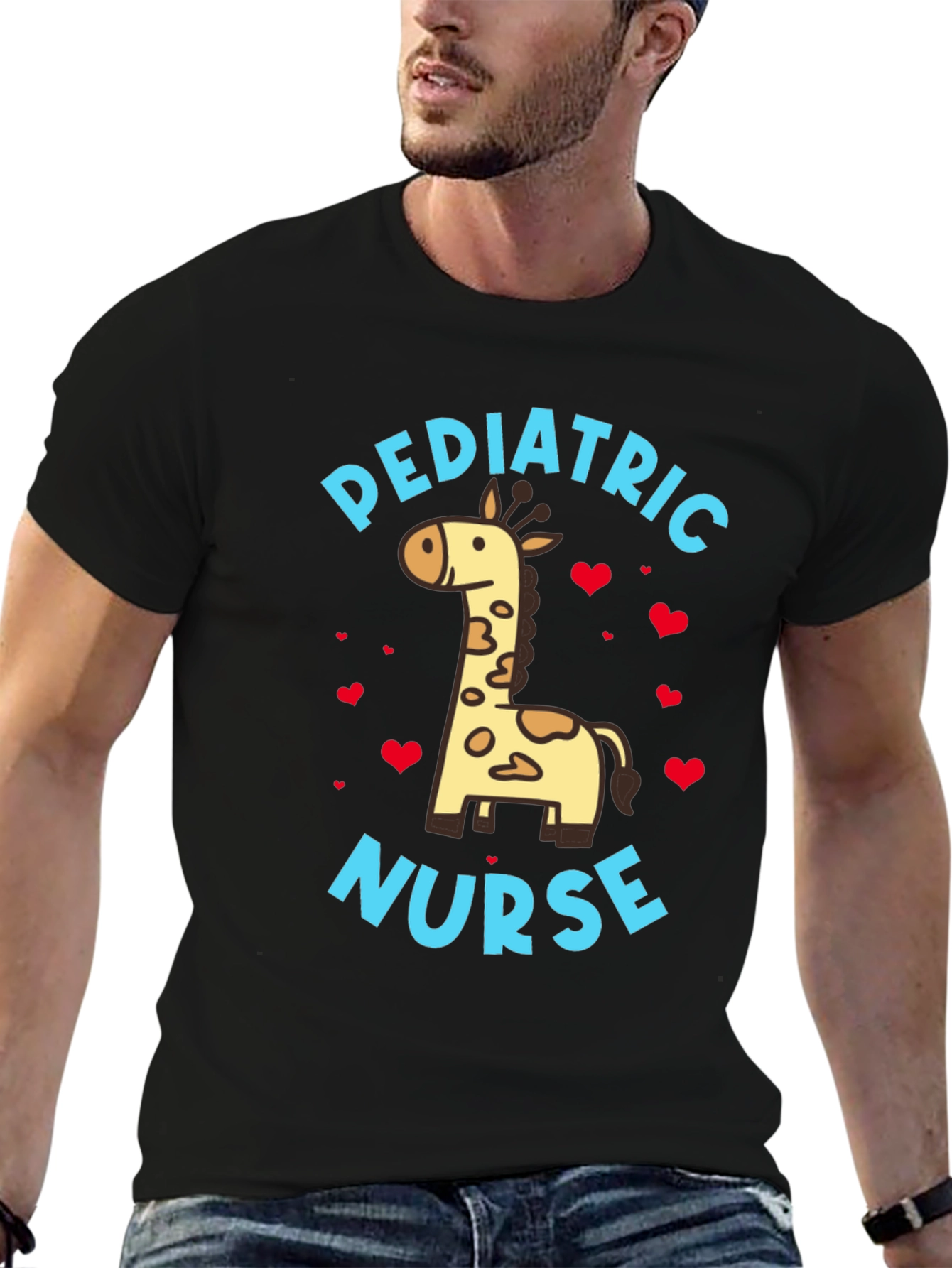 Pediatric Nurse Giraffe T-Shirt