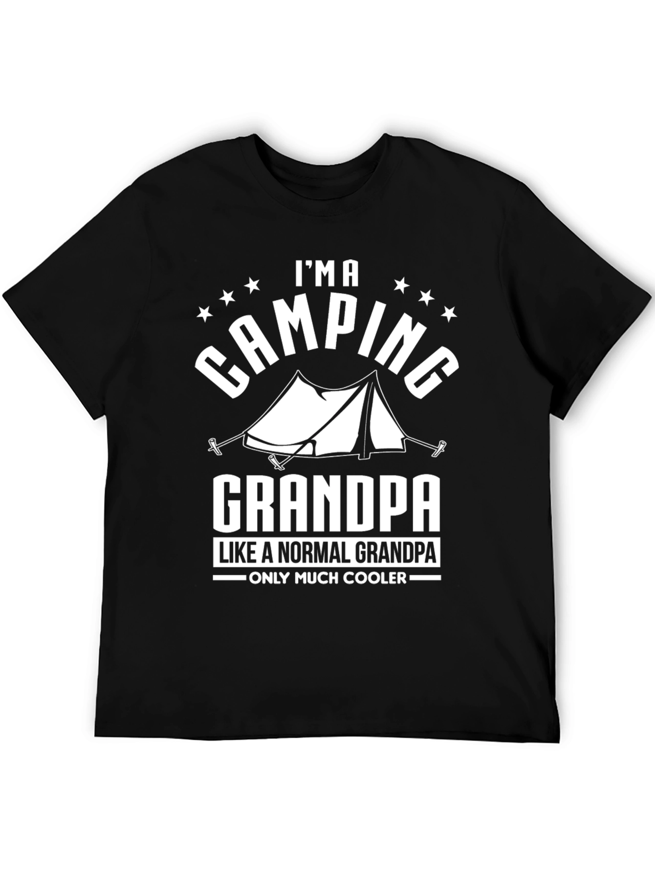 Camping Grandpa T-Shirt - Much Cooler Than Normal!