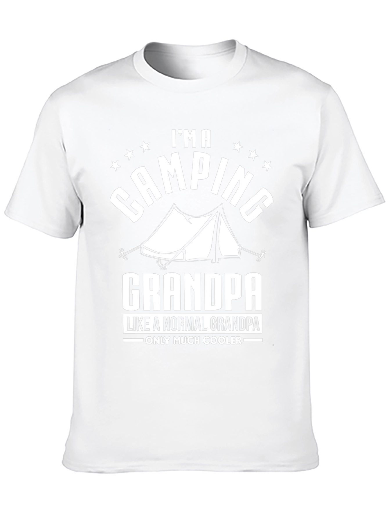 Camping Grandpa T-Shirt - Much Cooler Than Normal!